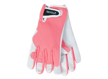 Sprout goat skin gloves- Coral