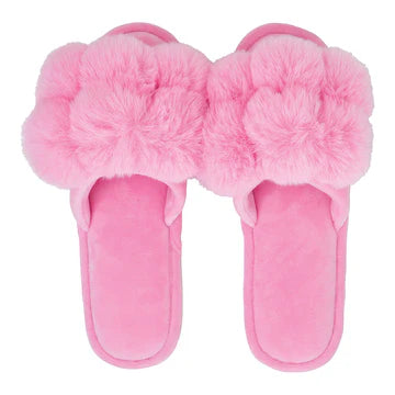 Pom Pom slippers -Candy -LARGE