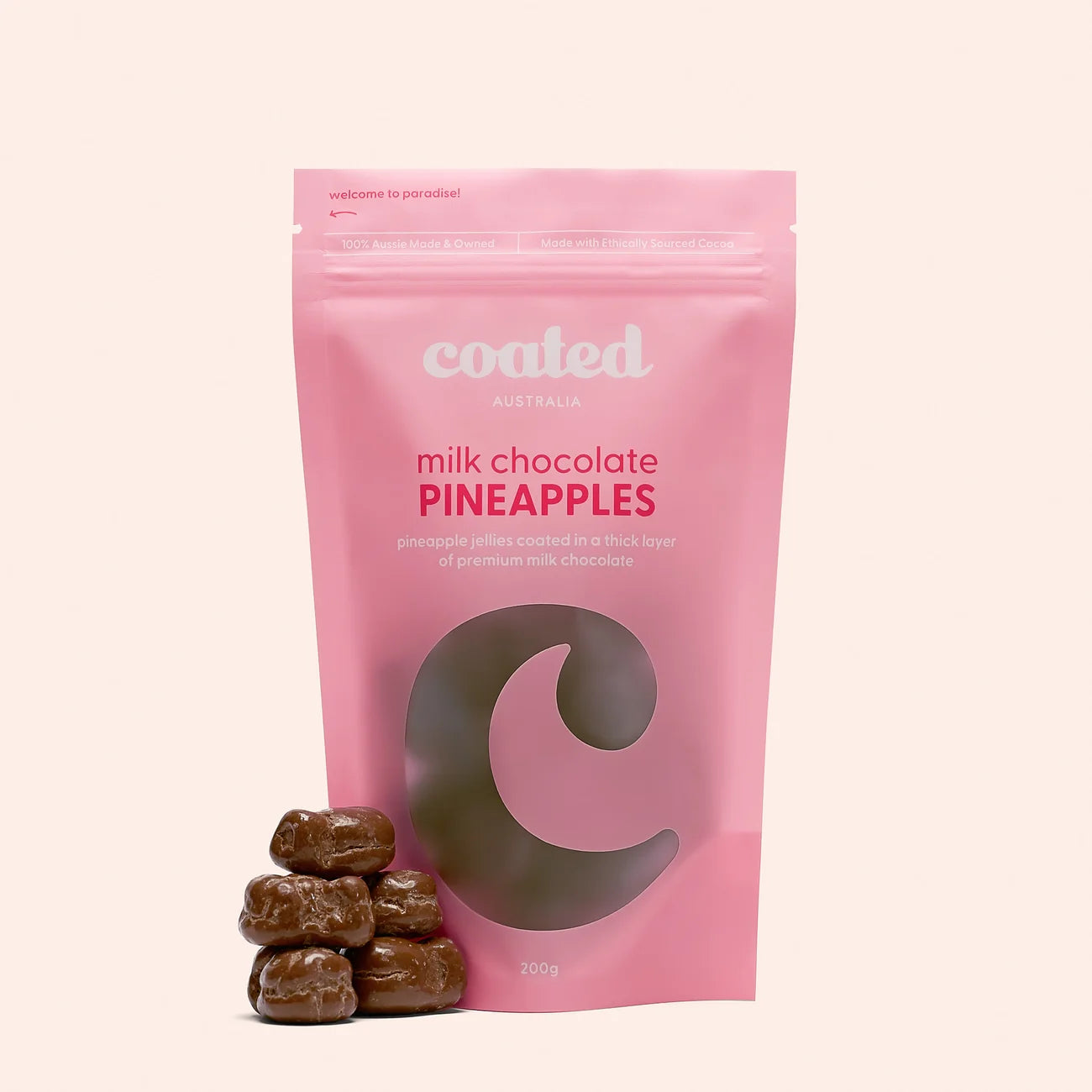 Milk Chocolate Pineapples - 200g