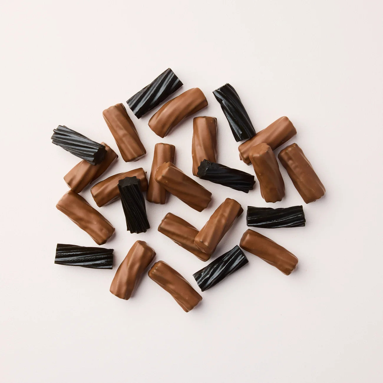 Milk Chocolate Liquorice Twists - 200g