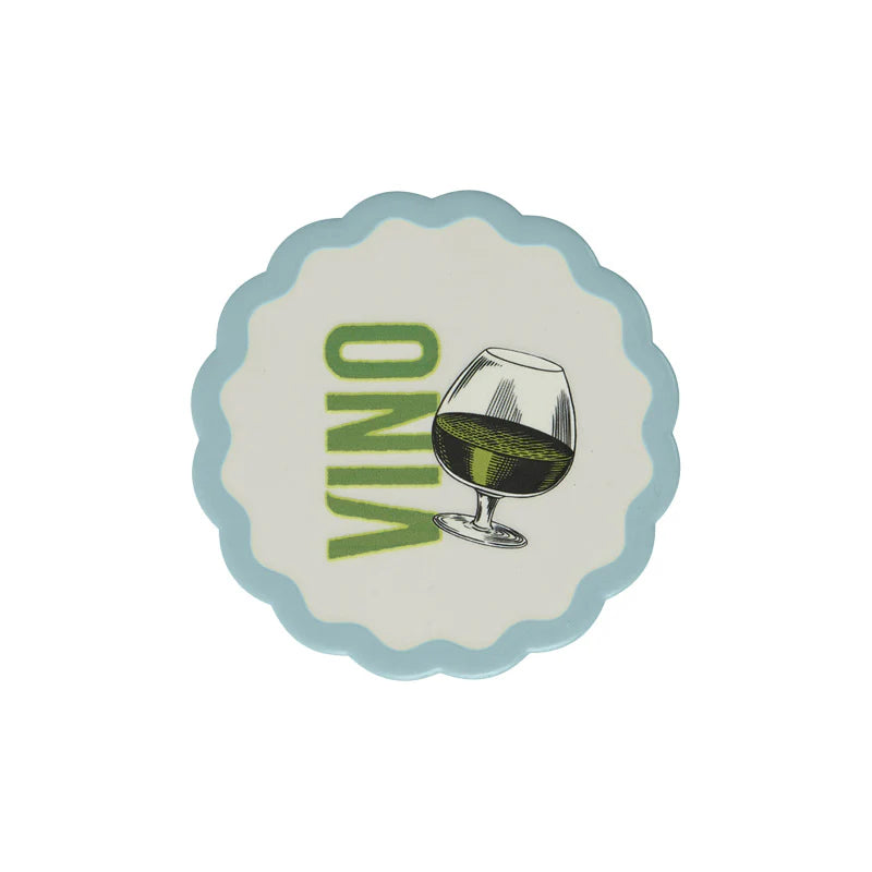 Gimlet Ceramic Coaster – Assorted Gin-Inspired Designs | 10cm