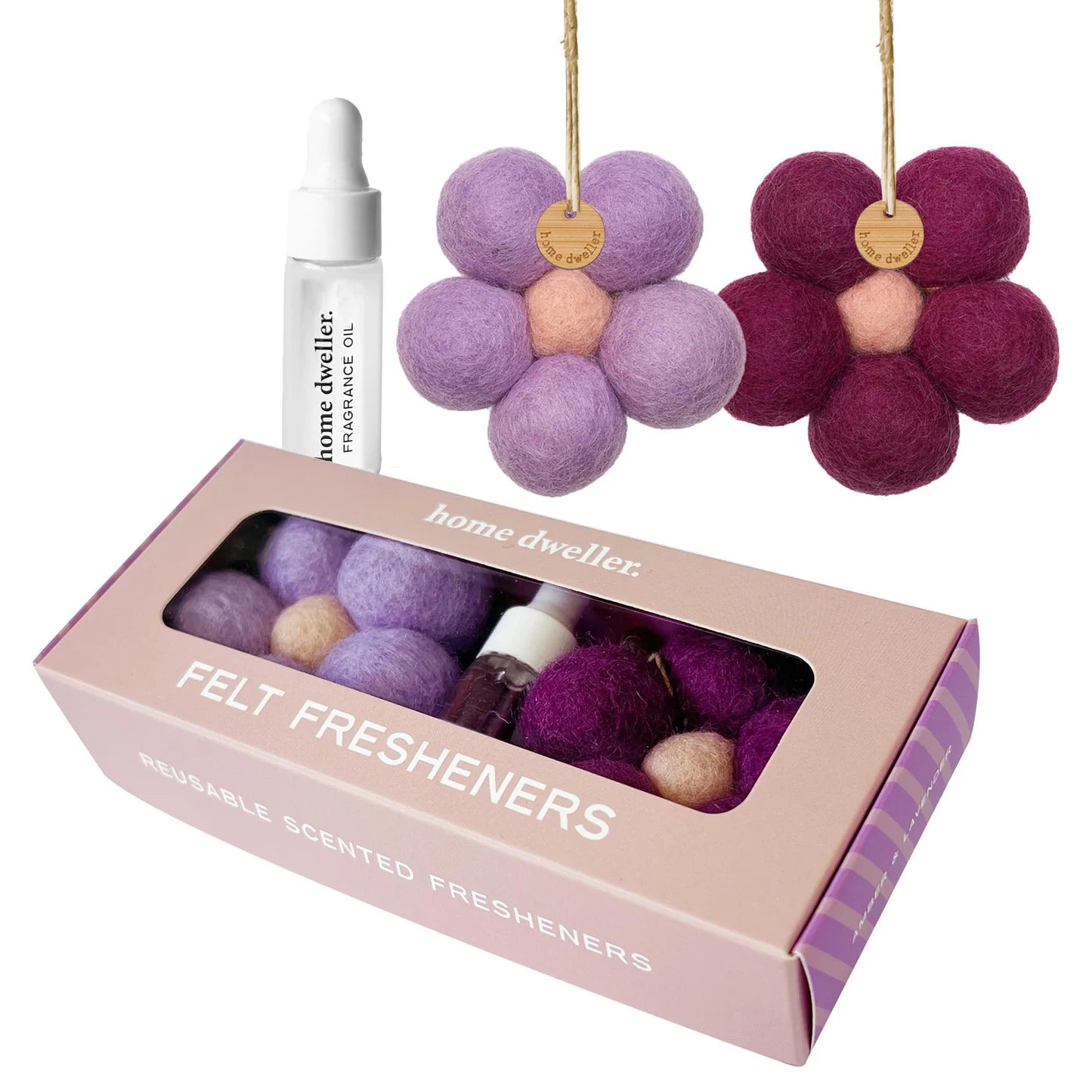 Home dweller - Felt Fresheners - Amber & Lavender