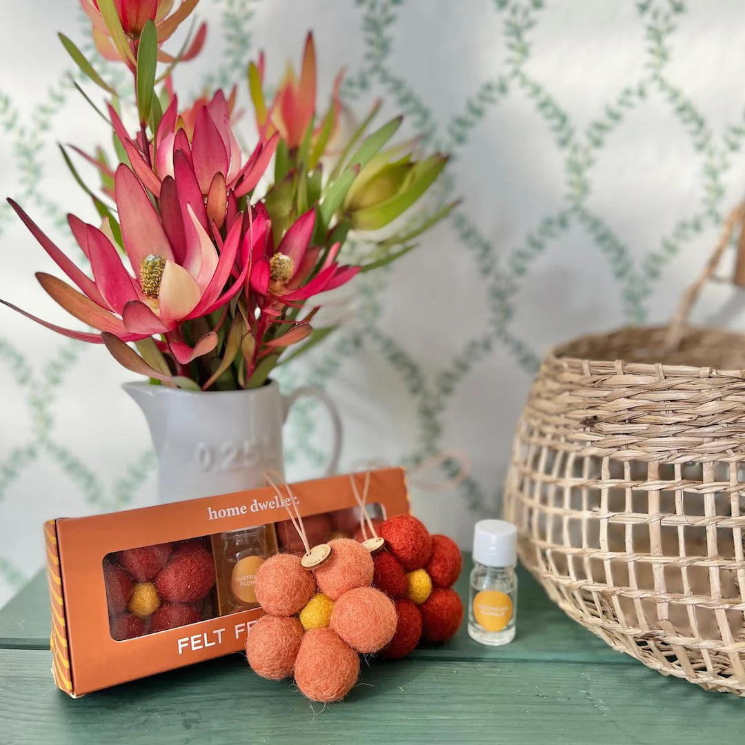 Home dweller Felt Fresheners - Flower Garden