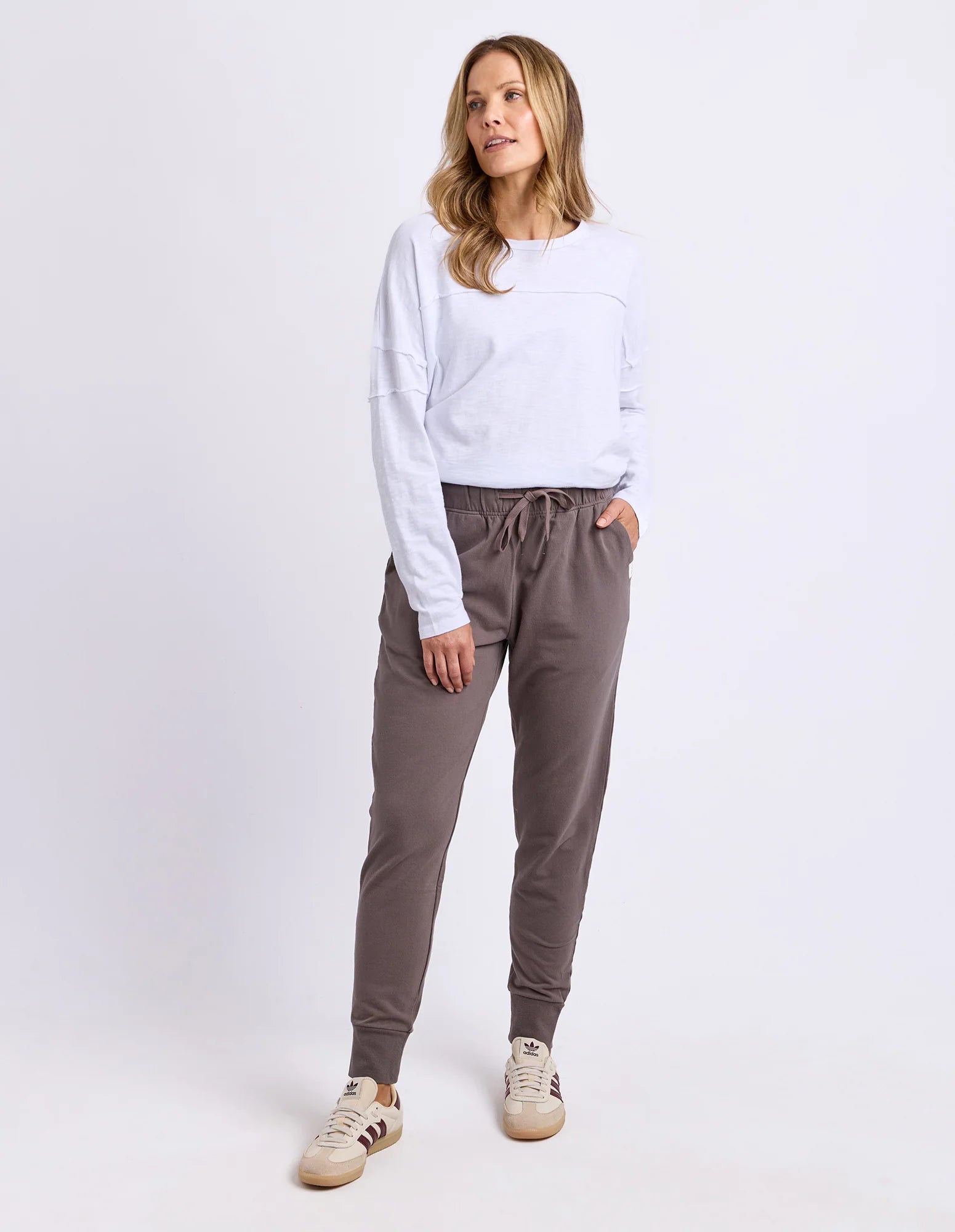 Foxwood Lazy Days Pant Stone Grey