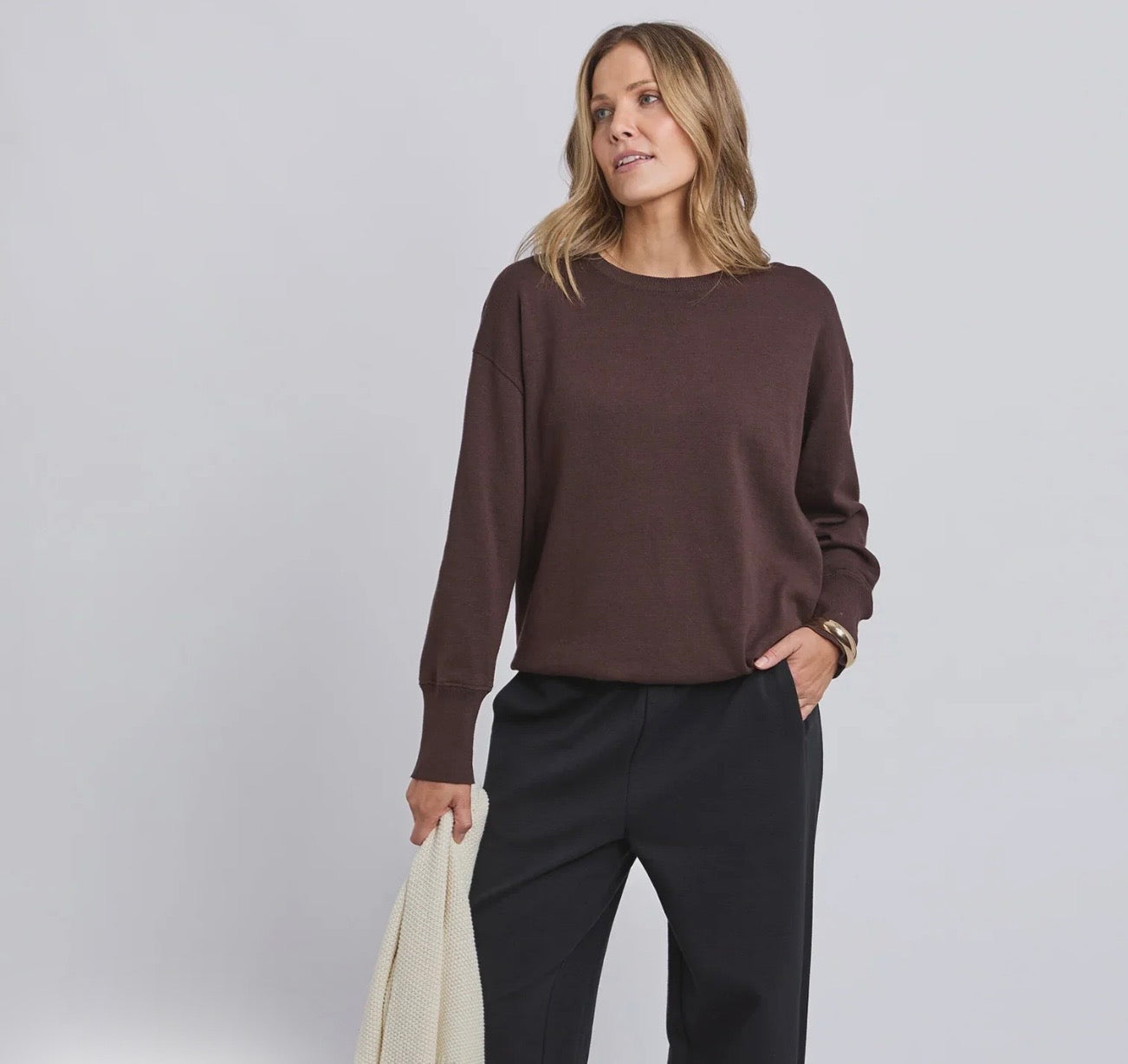 Foxwood Delilah Knit jumper - coffee bean