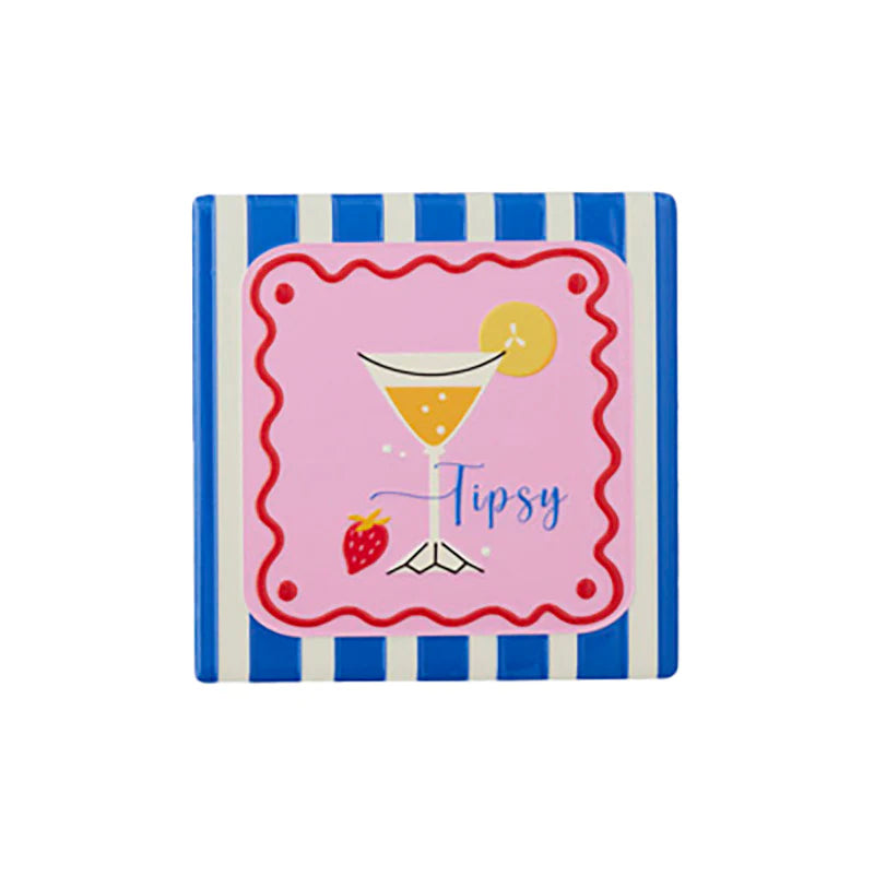 Cocktail Ceramic Coaster – Assorted Designs