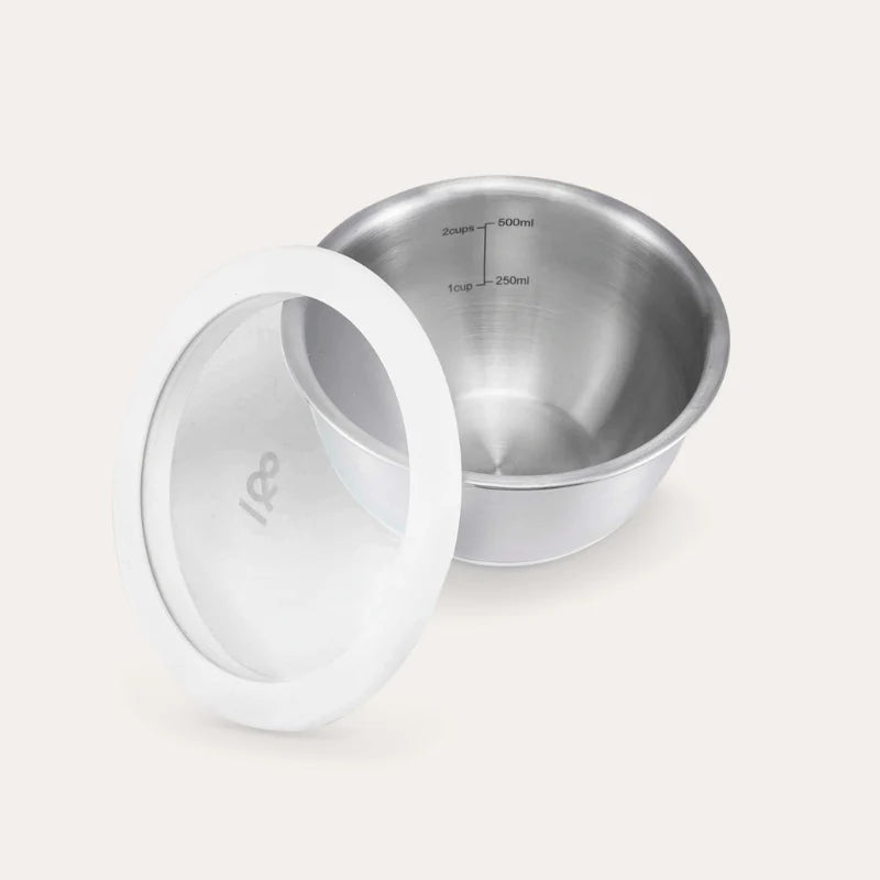 Seed & Sprout Small Mixing Bowl Set - Oat Milk