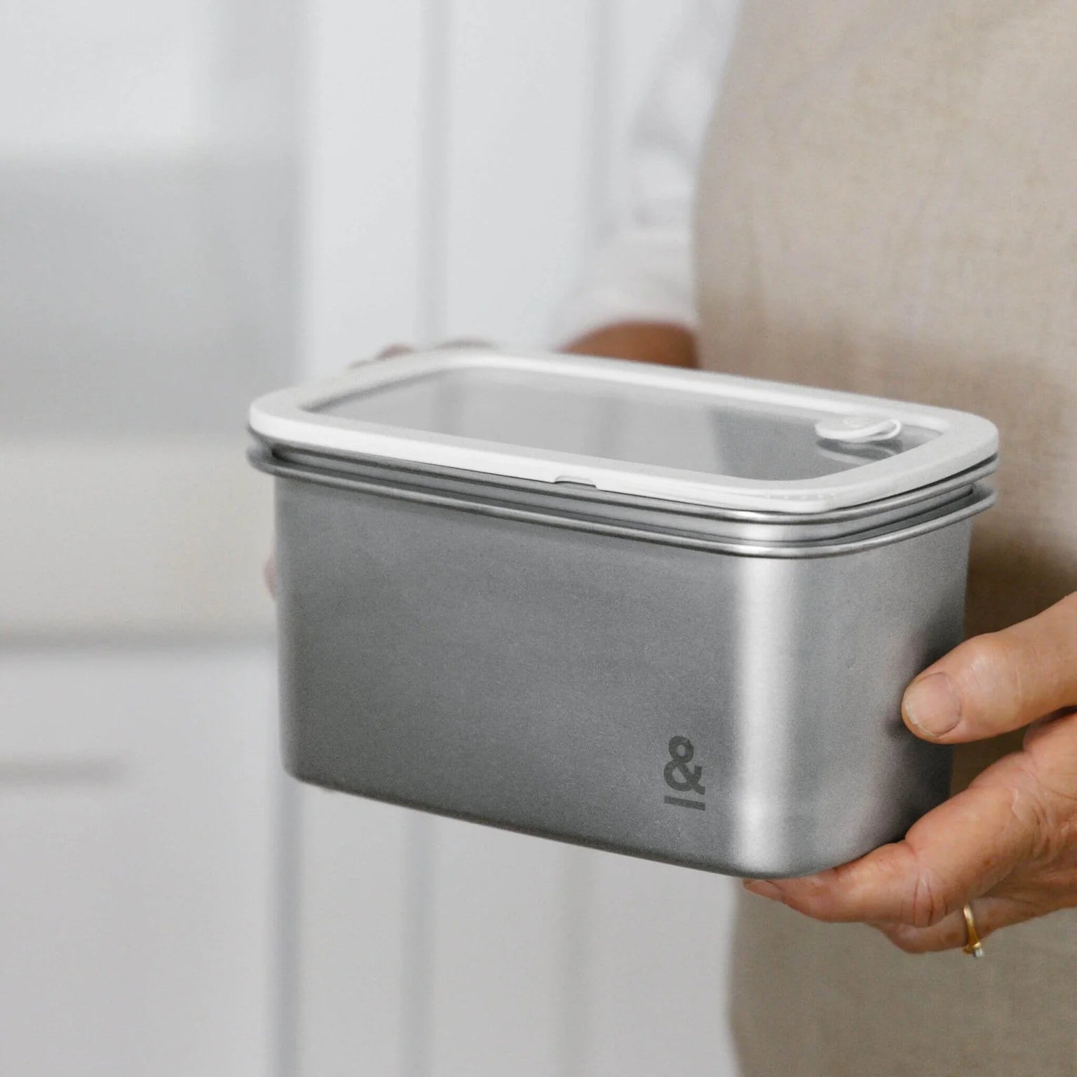 Seed & Sprout Rectangle Stainless Steel and Glass Containers | 2pk