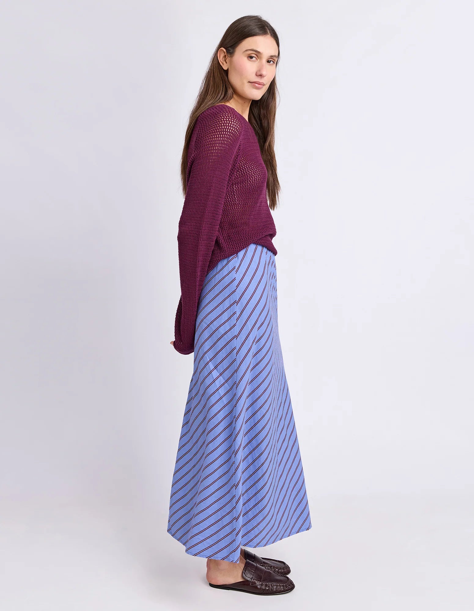 Foxwood Alba Skirt Cornflower Blue