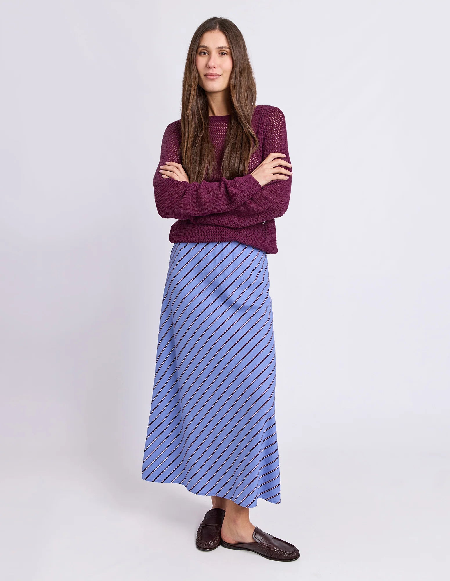 Foxwood Alba Skirt Cornflower Blue