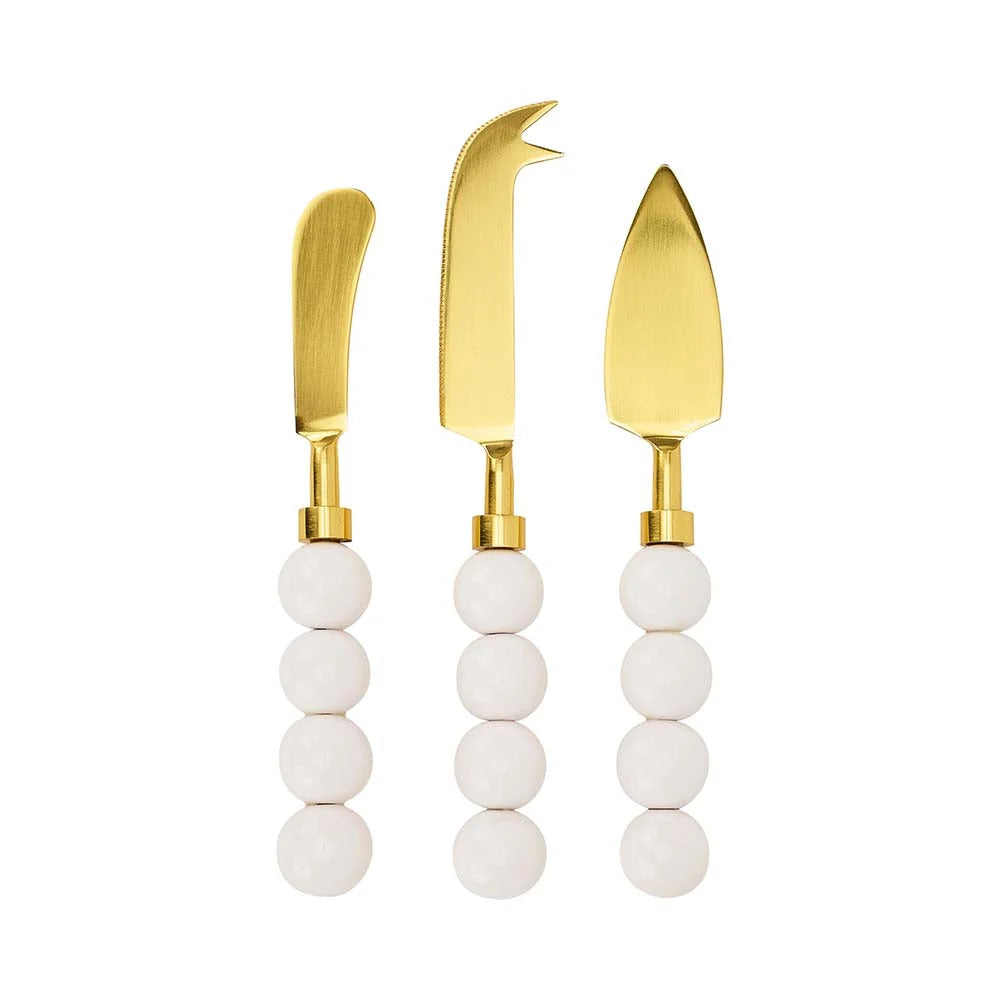 Annabel Trends Orb Cheese Knife Set 3pc - white