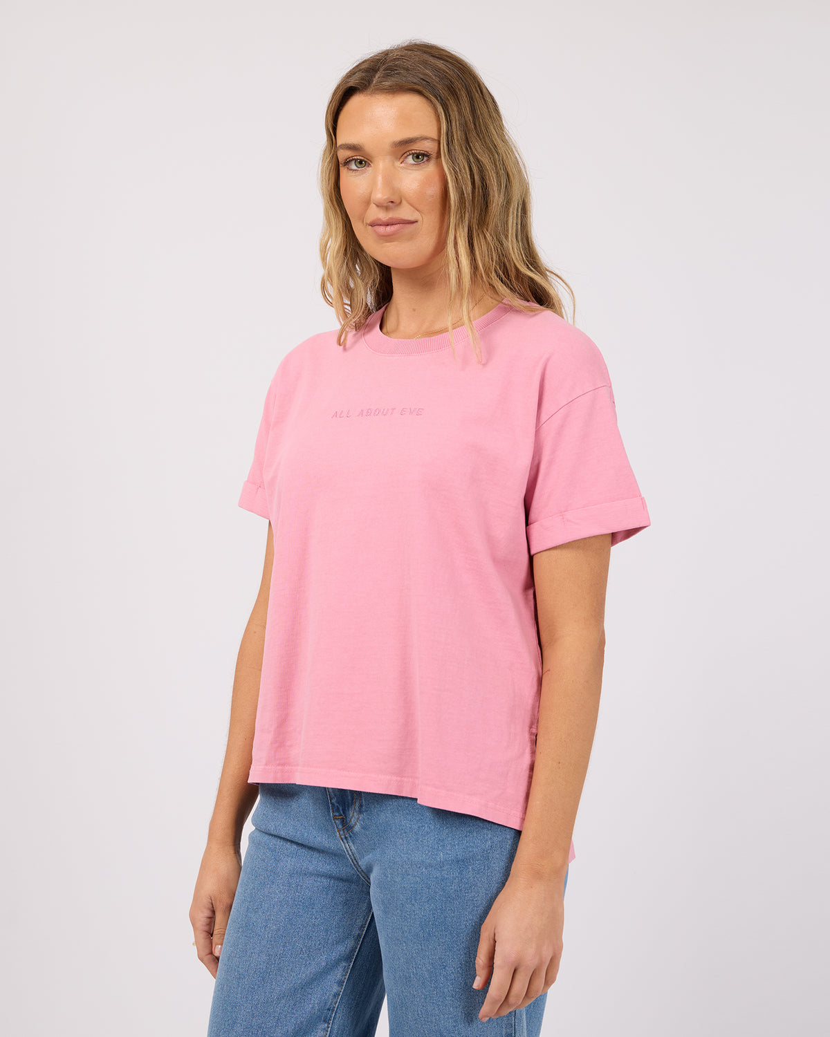 AAE WASHED TEE ORCHID