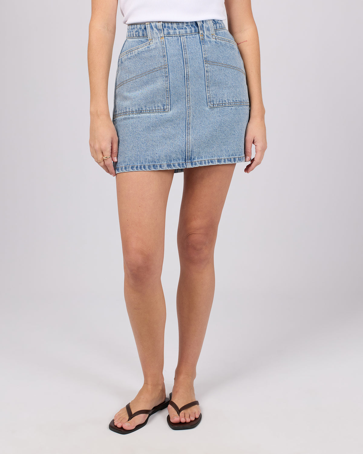 BECCA SKIRT LIGHT BLUE