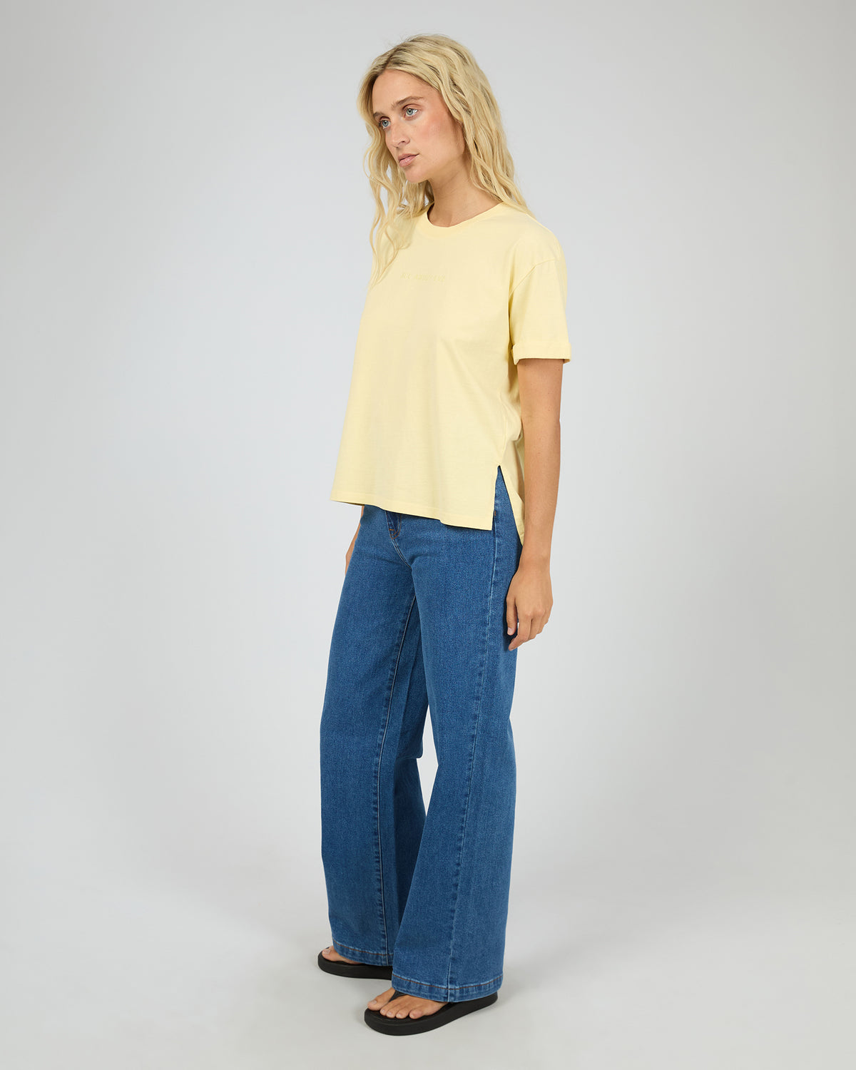 AAE WASHED TEE LEMON