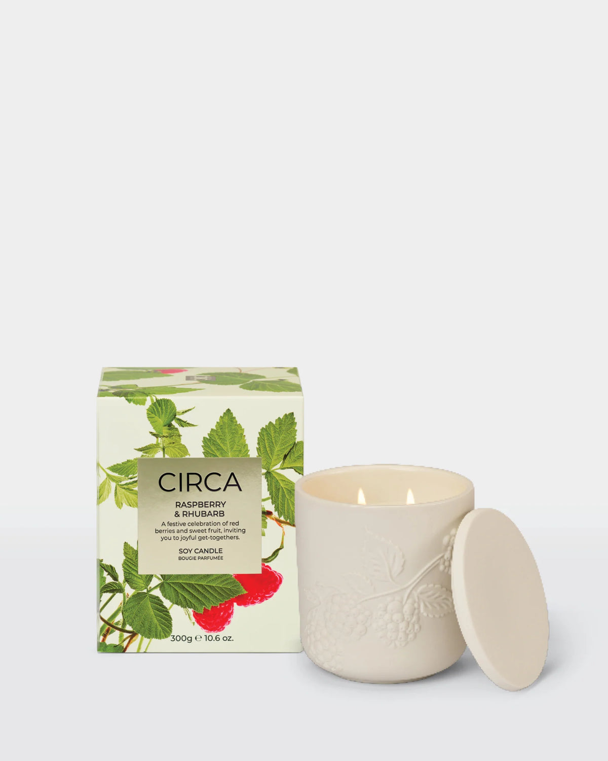 Circa - RASPBERRY & RHUBARB Soy Candle 300g