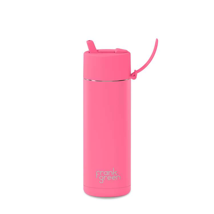 Ceramic Reusable Bottle 20oz/595ml with Flip Straw Lid - Bubblegum Blast