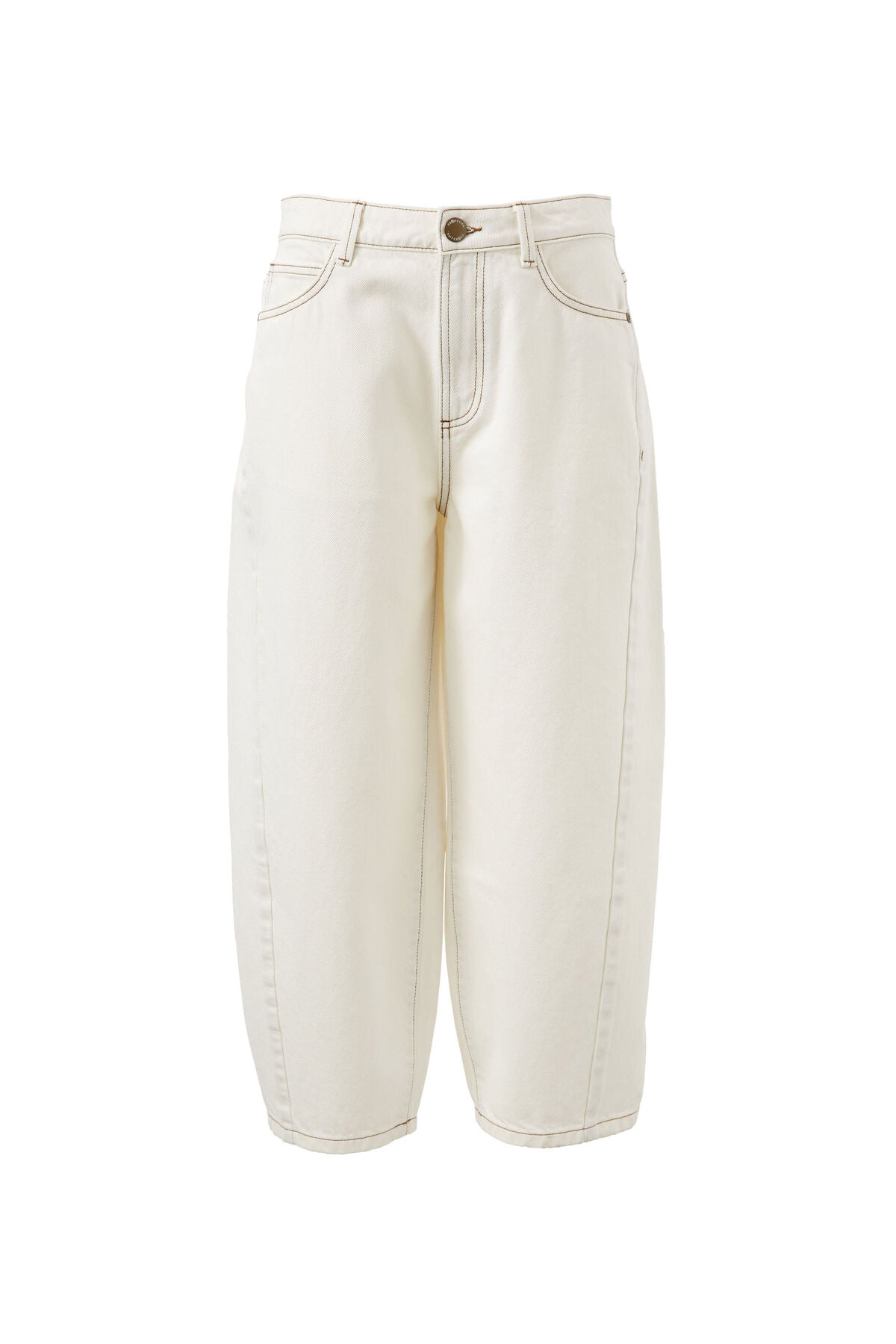 Tapered Barrel Jean - Fresh Ecru