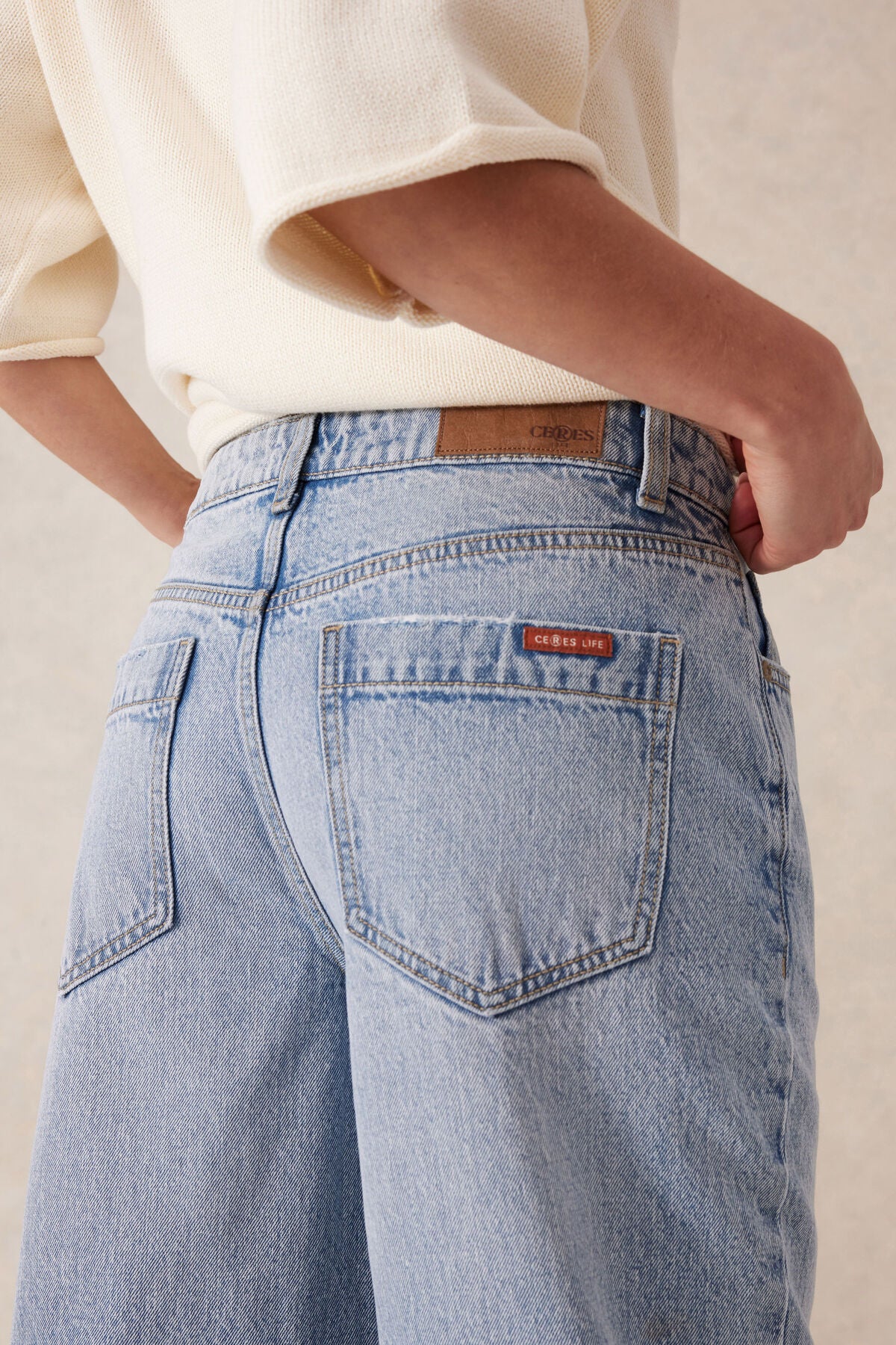 Frankie Loose Straight Jean - Vintage Blue