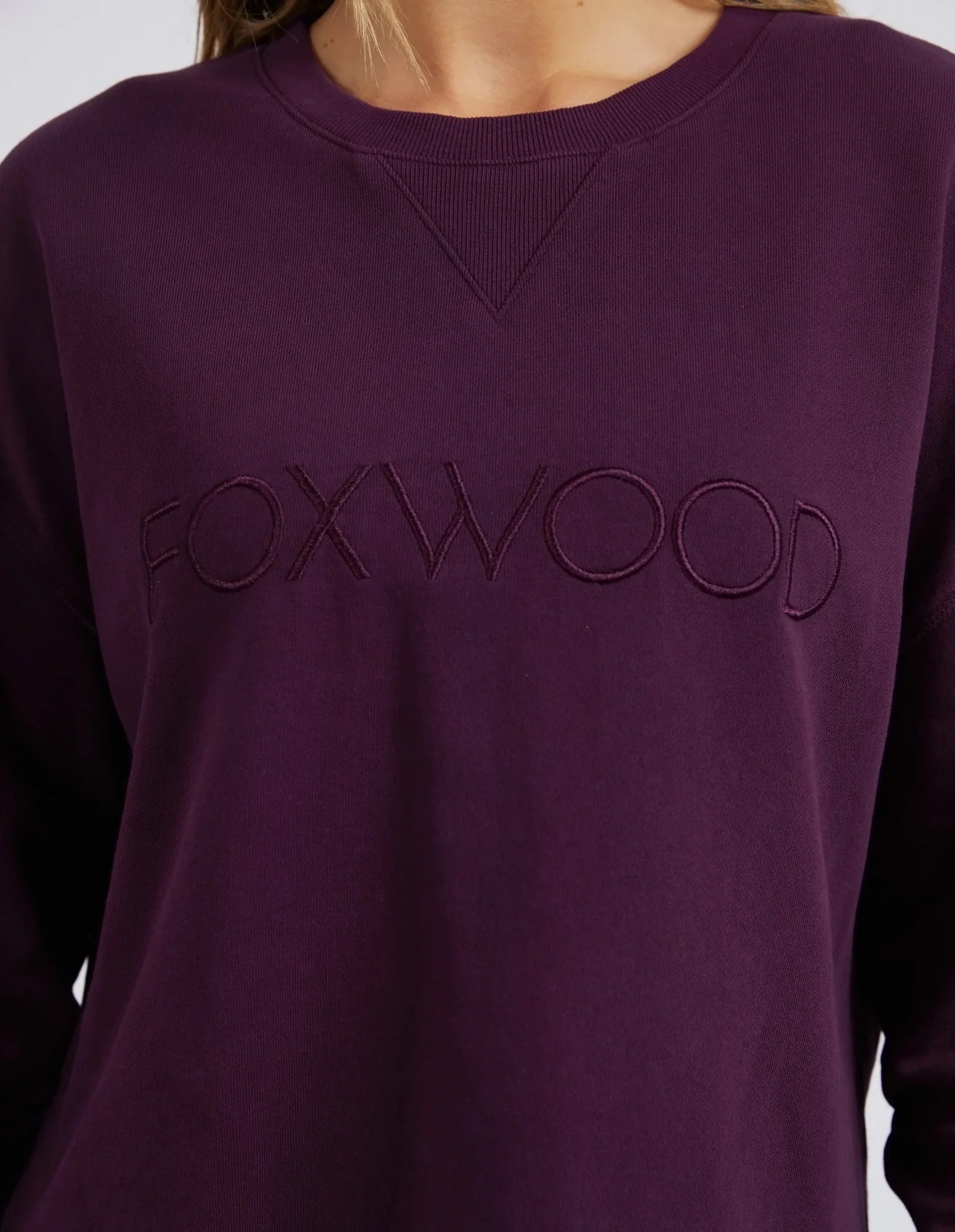 Simplified Crew - Plum