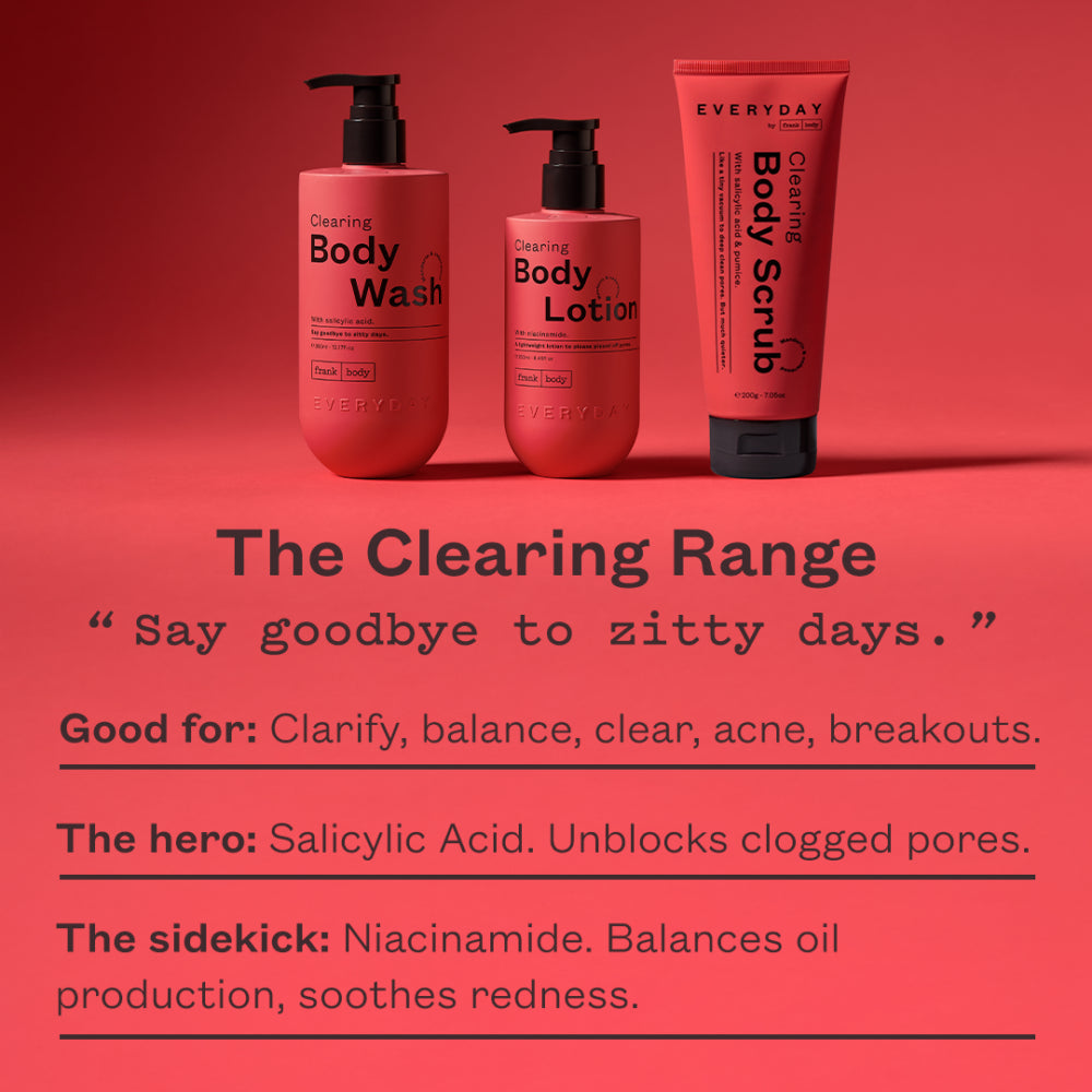 Clearing Body Scrub - Mandarin & Cedarwood - 200g