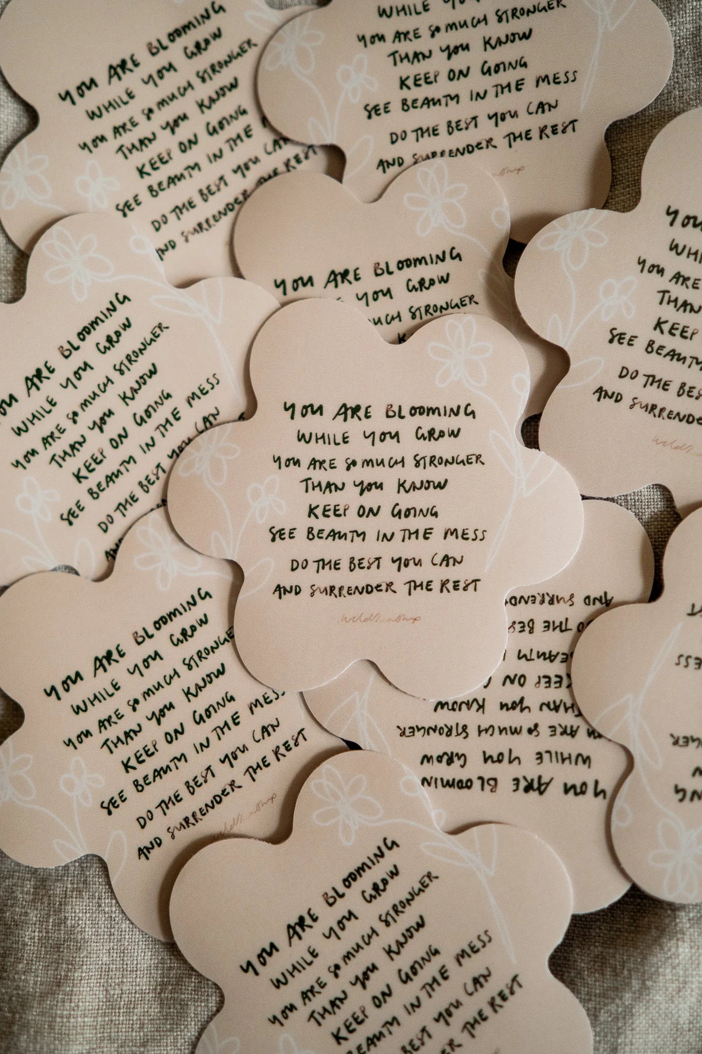 'You are Blooming' Flower Sticker