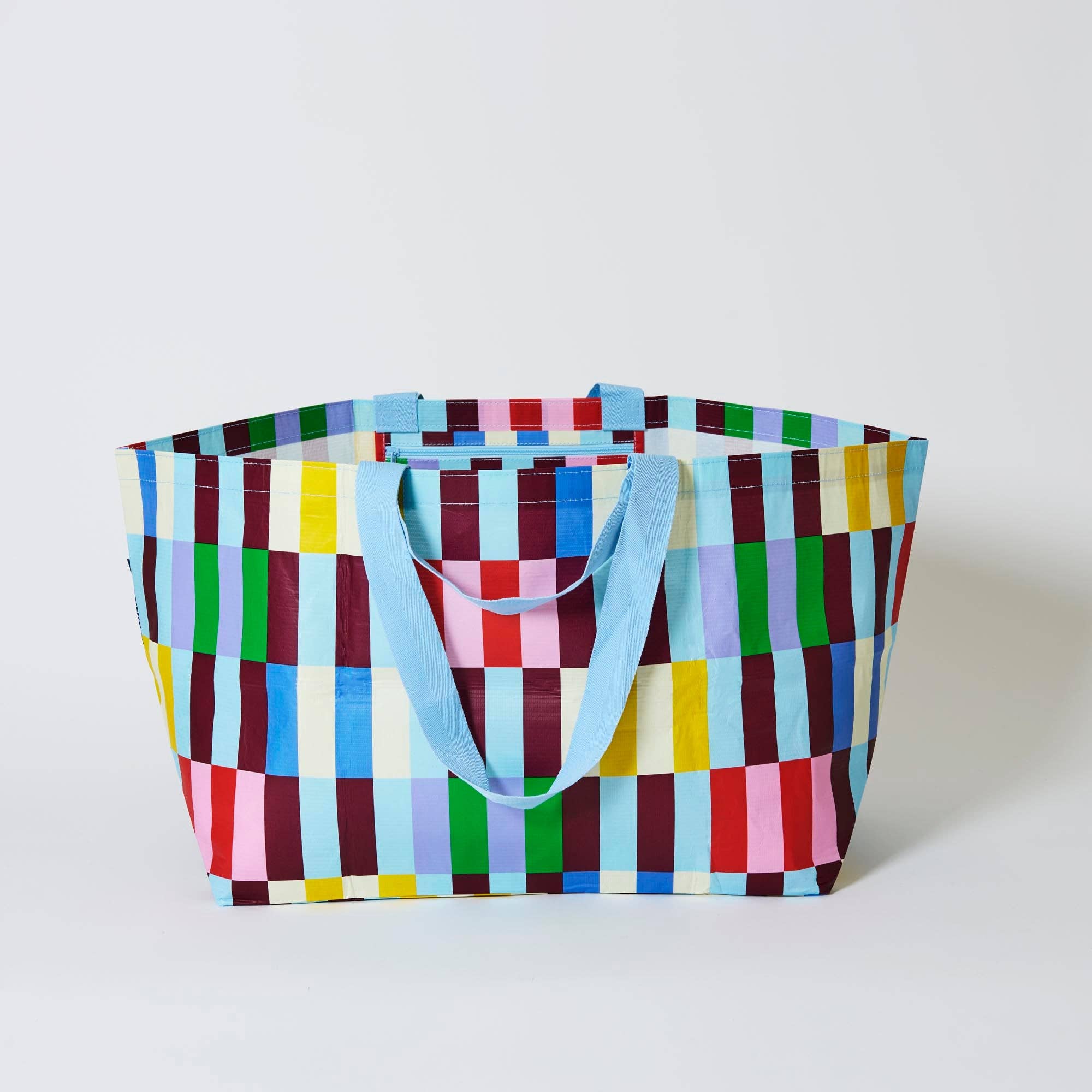 Oversized Tote – Multi Stripe