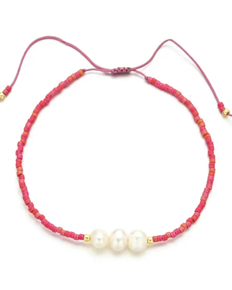 PearlEssence Seed Bead Bracelet