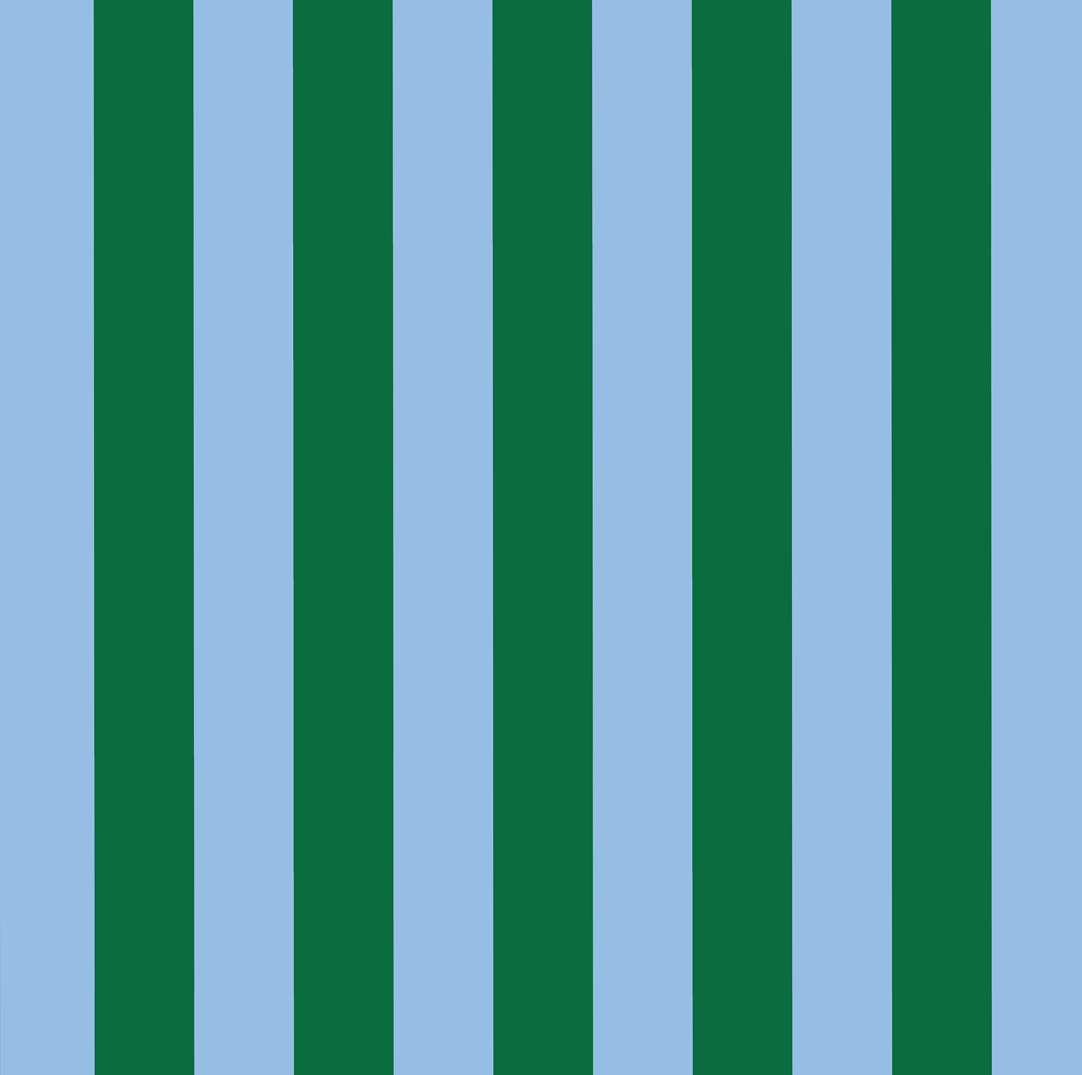 Green Blue Stripe Tiny Zip Pouch