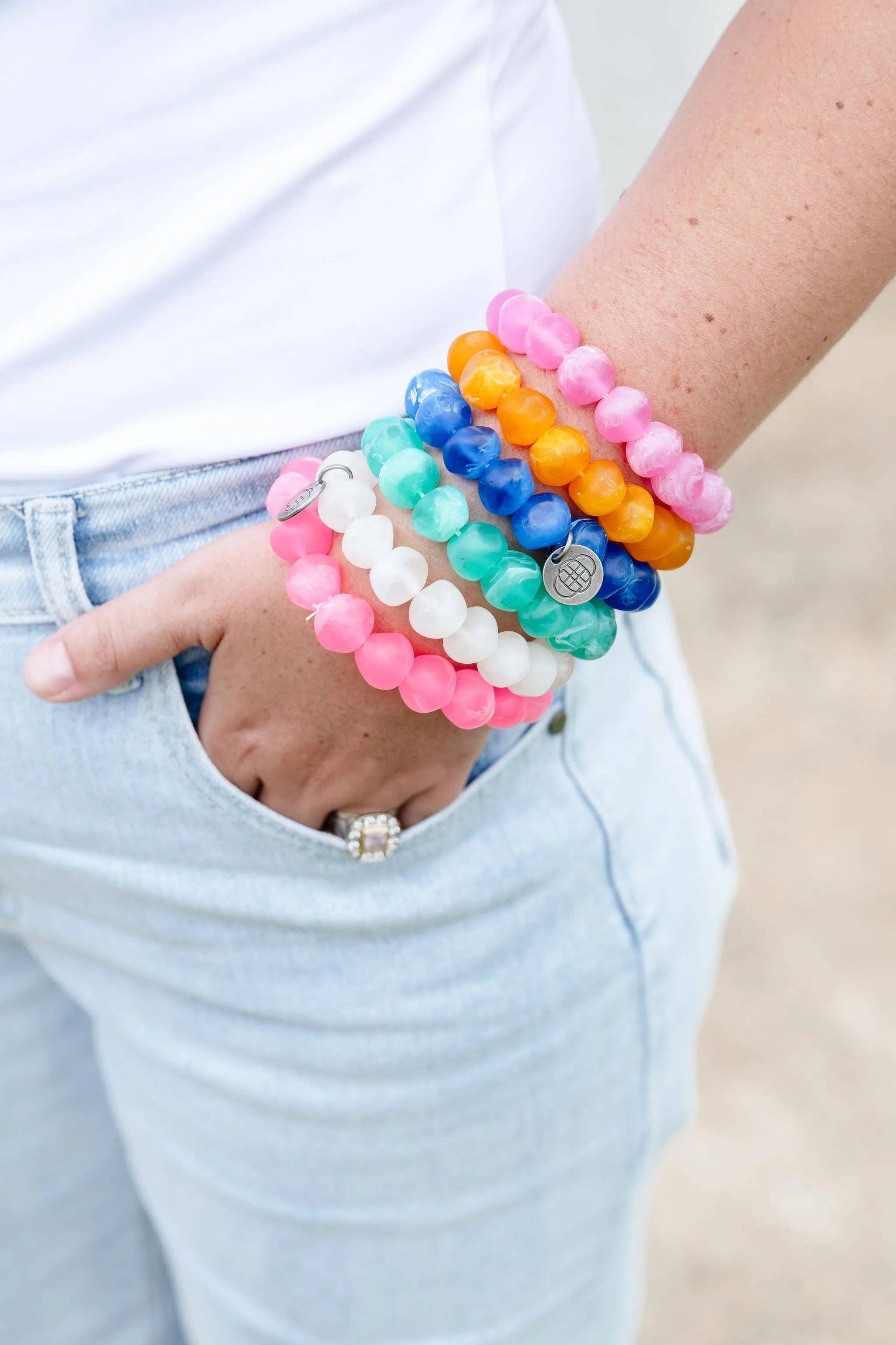 Marble rock bracelets