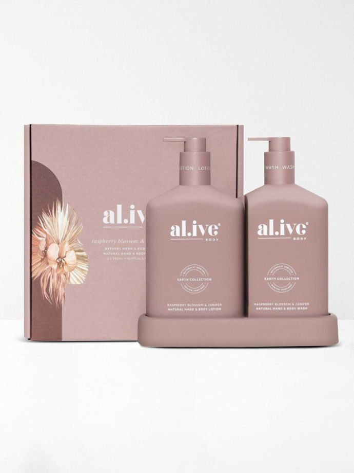 Raspberry Blossom & Jupiper Hand & Body Duo Set
