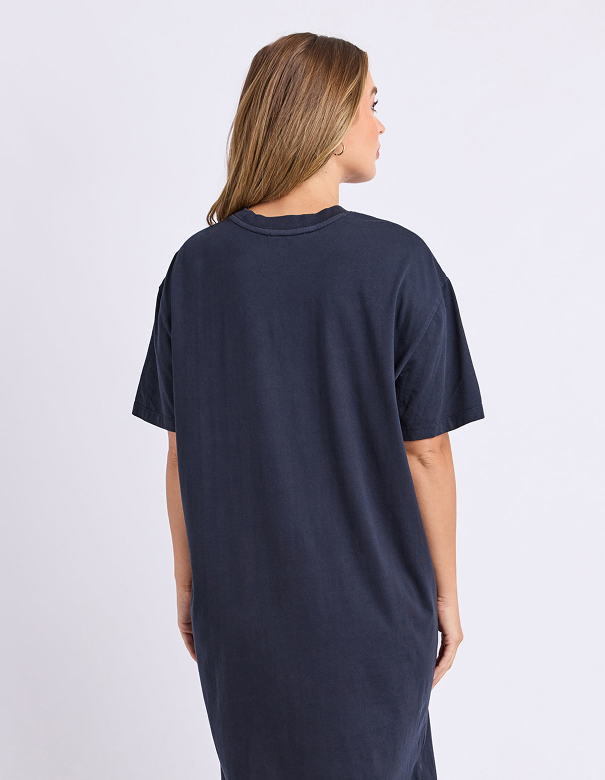 Simplified Tee Dress Navy