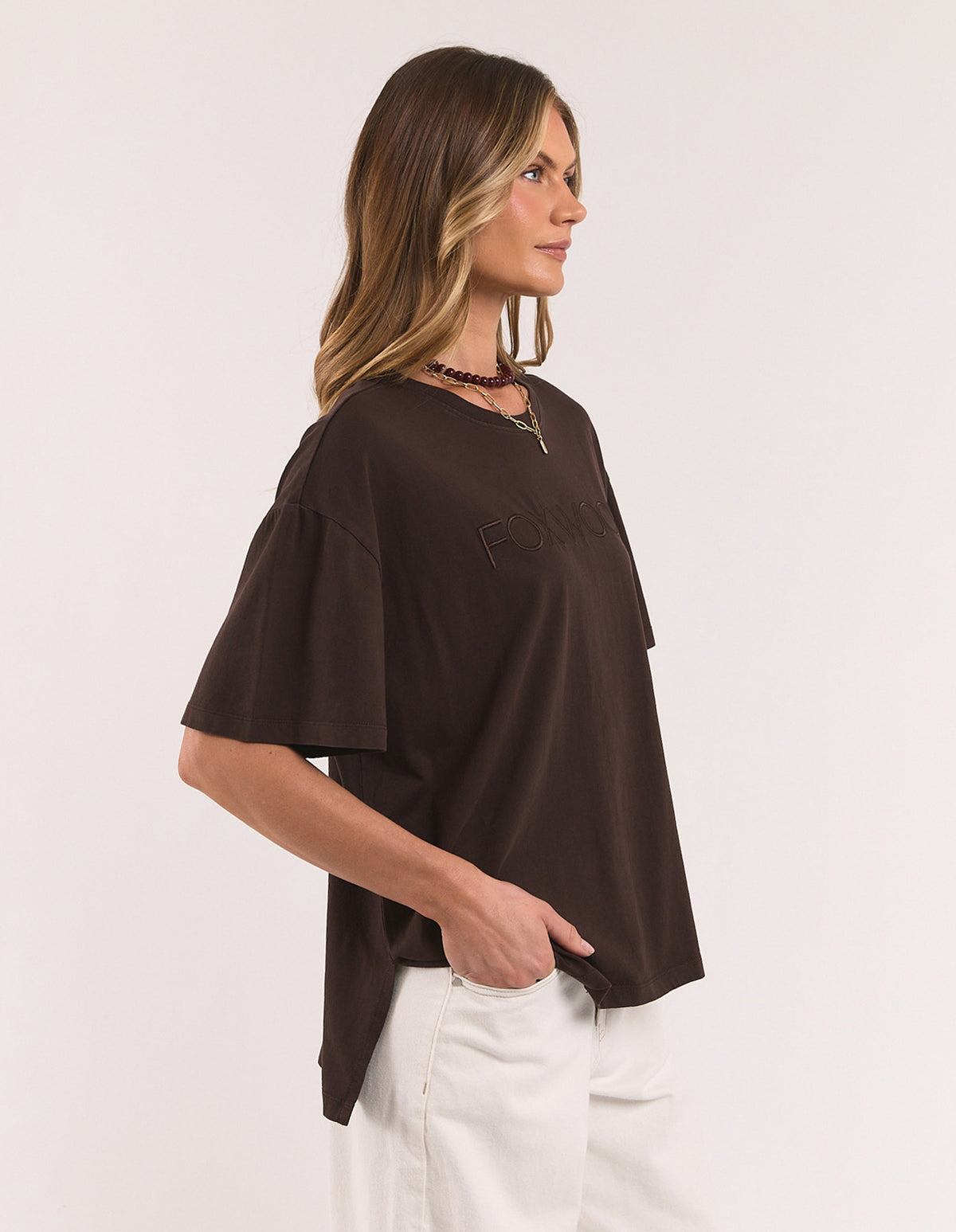 Foxwood Simplified Tee Coffee Bean