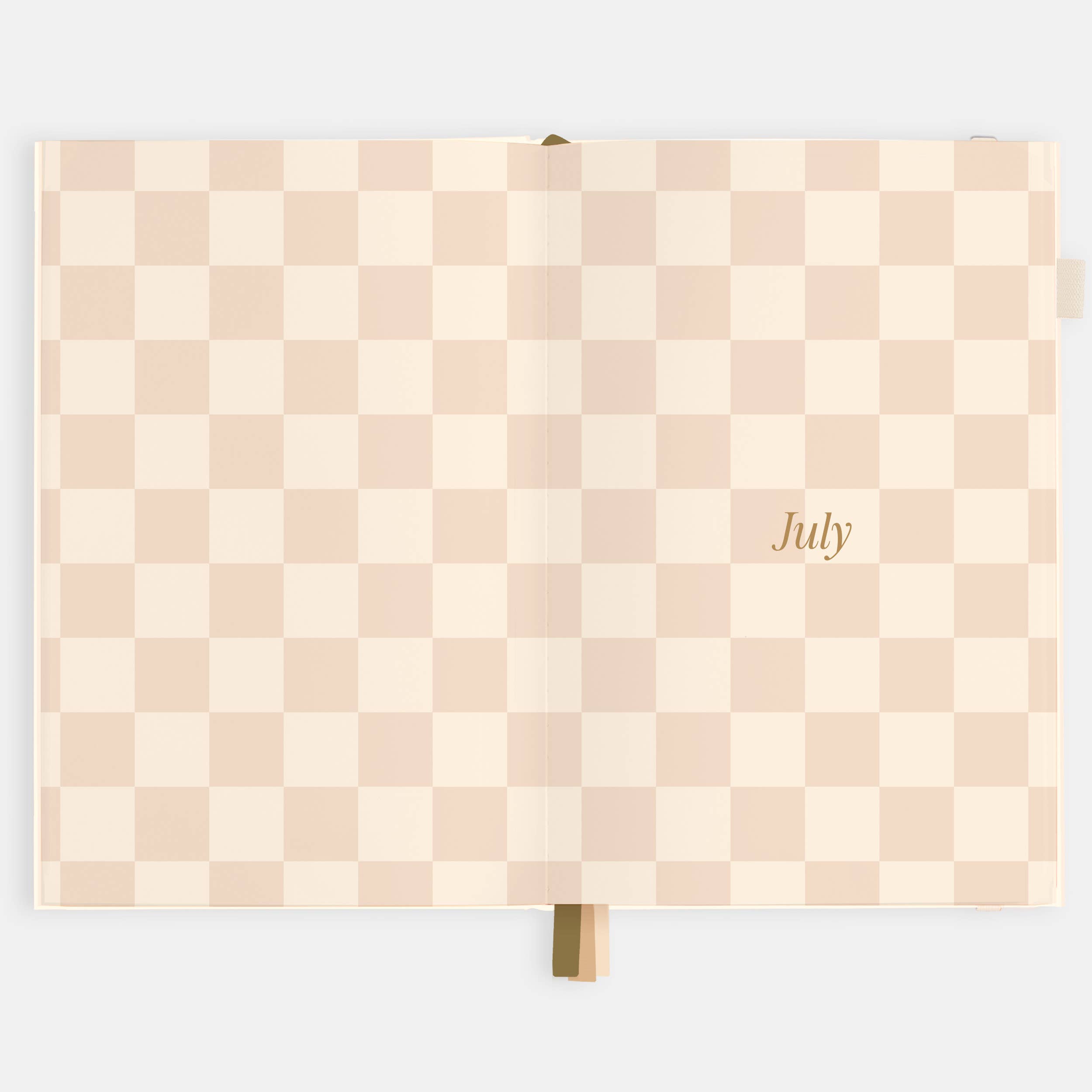 2026 Creme A5 Vertical Planner