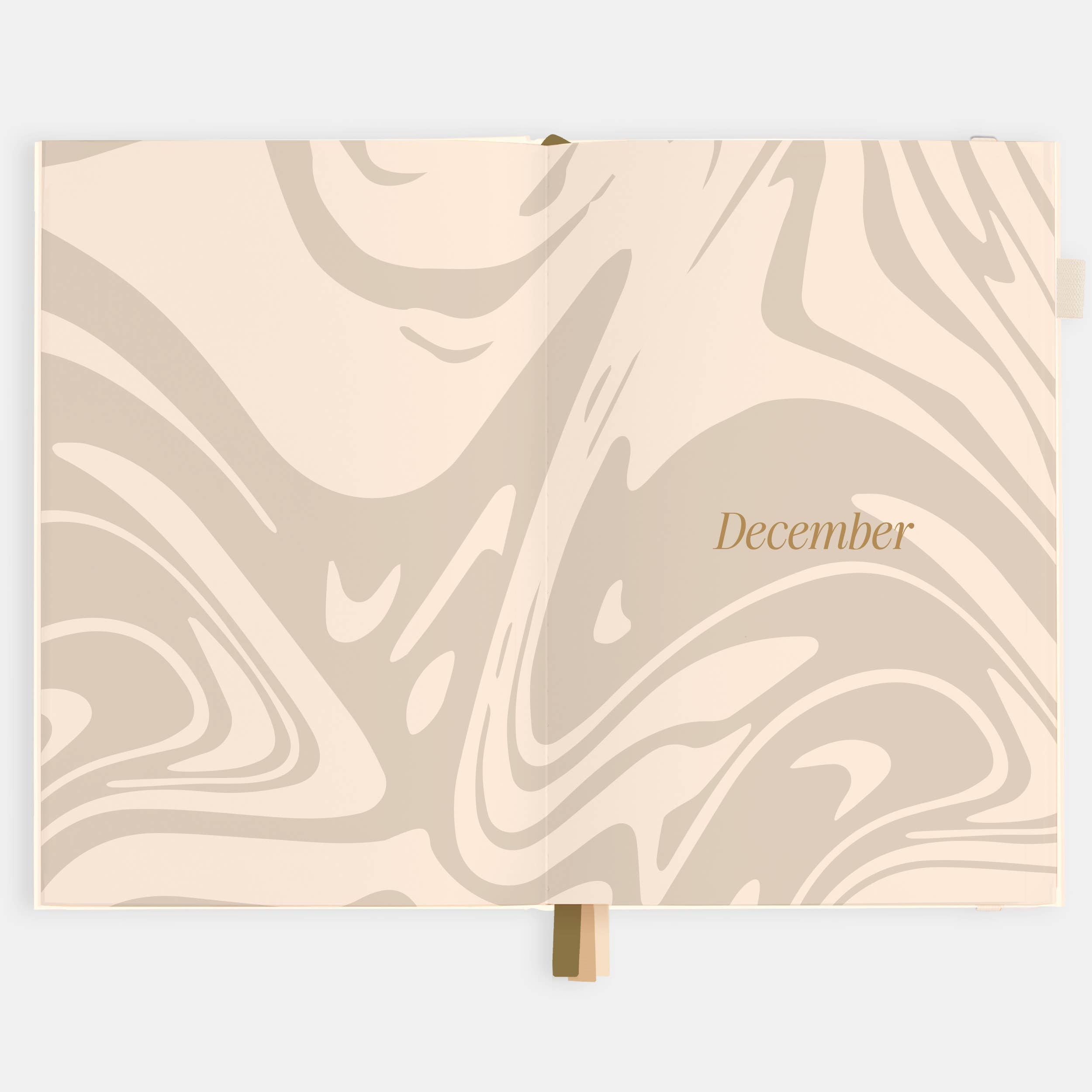2026 Creme A5 Vertical Planner
