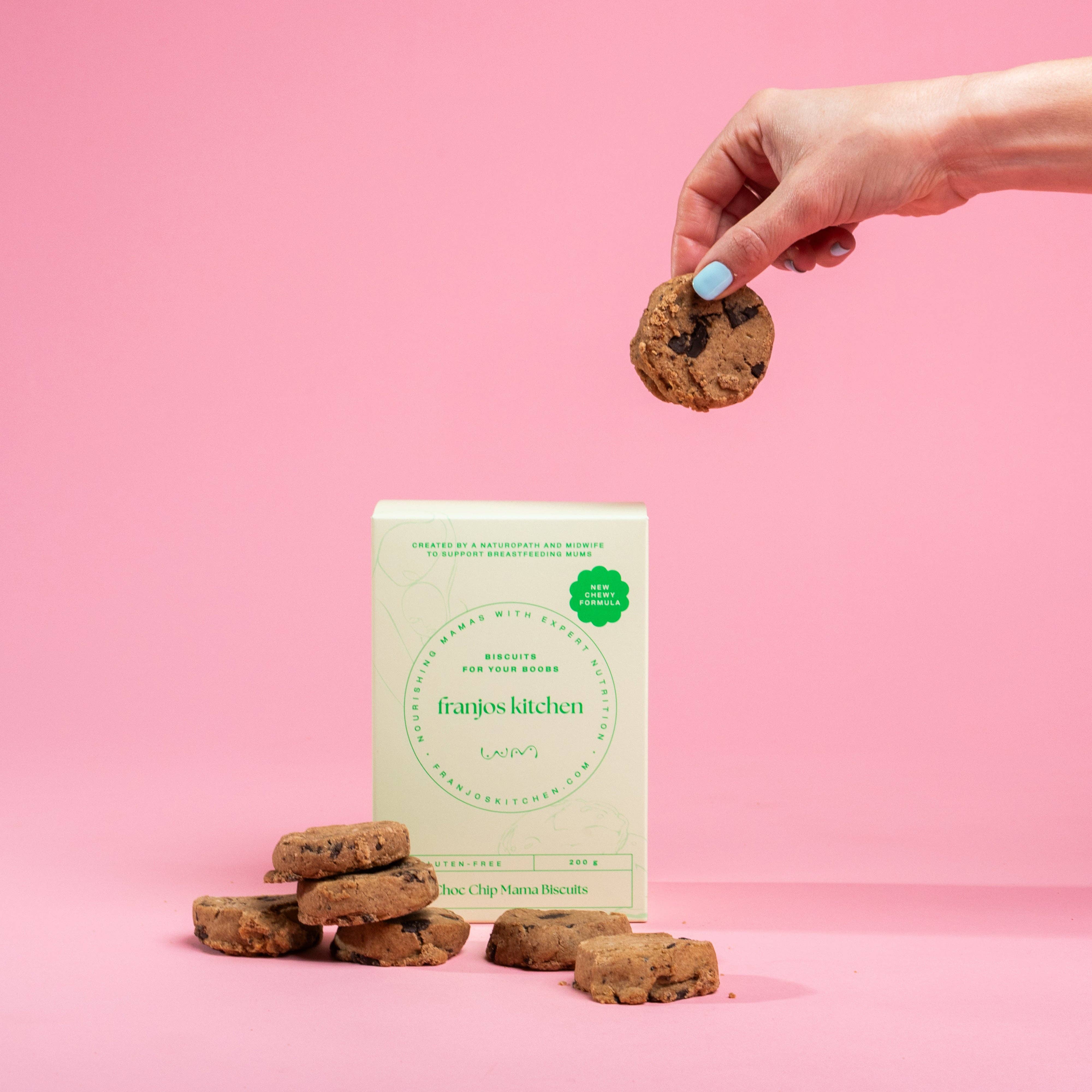 Gluten Free Choc Chip Mama Biscuits