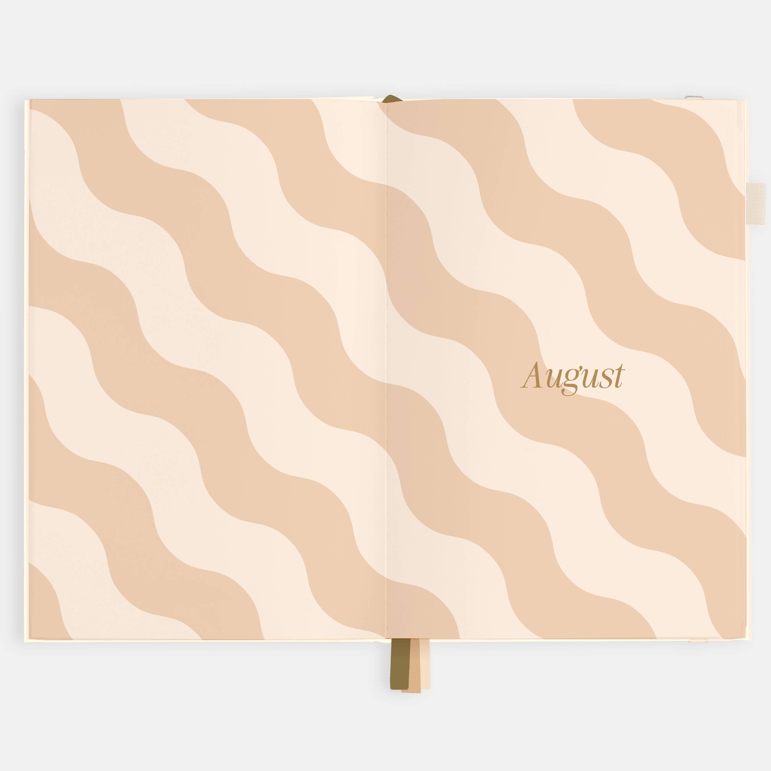 2026 Creme A5 Vertical Planner