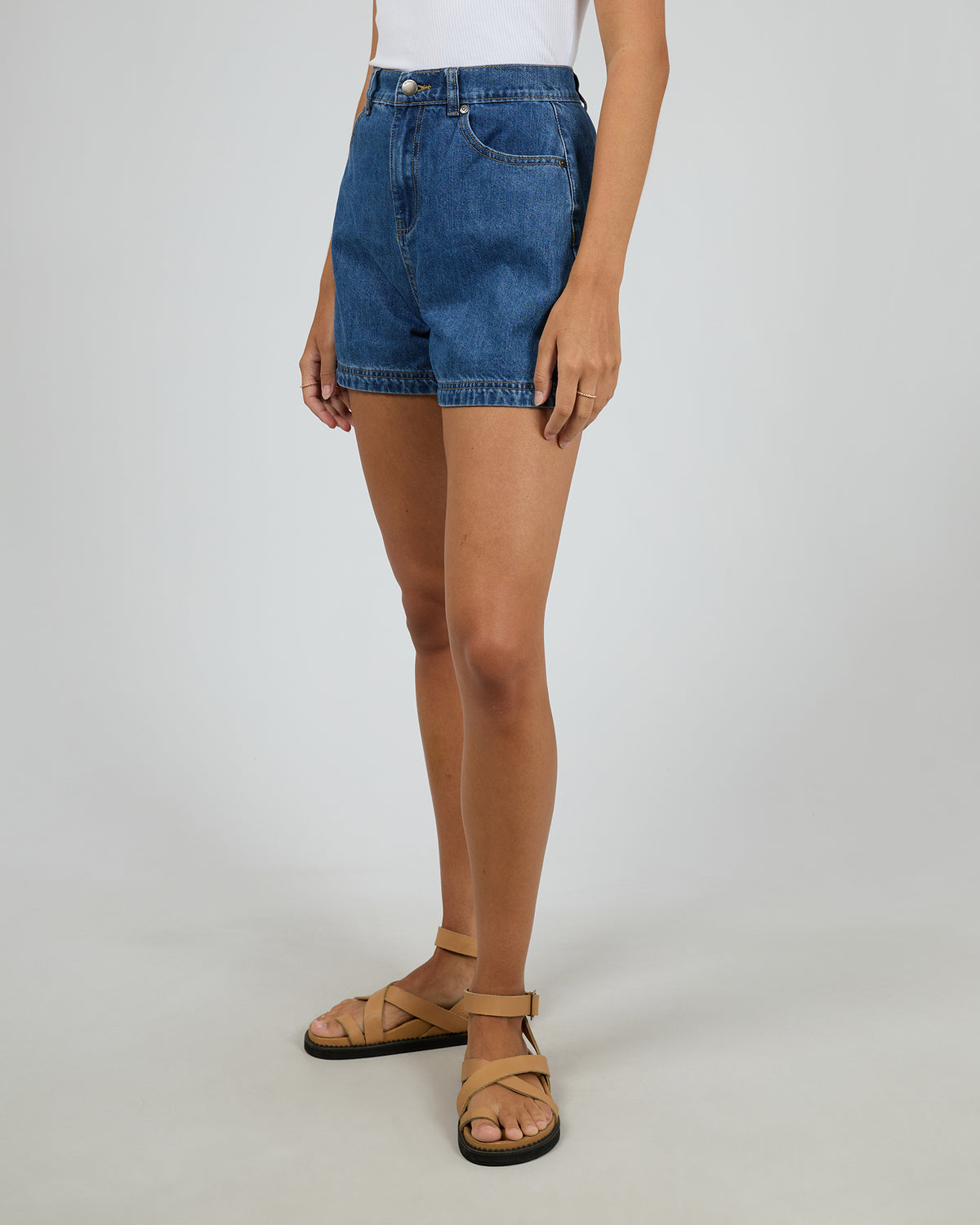 JOSIE DENIM SHORT HERITAGE BLUE