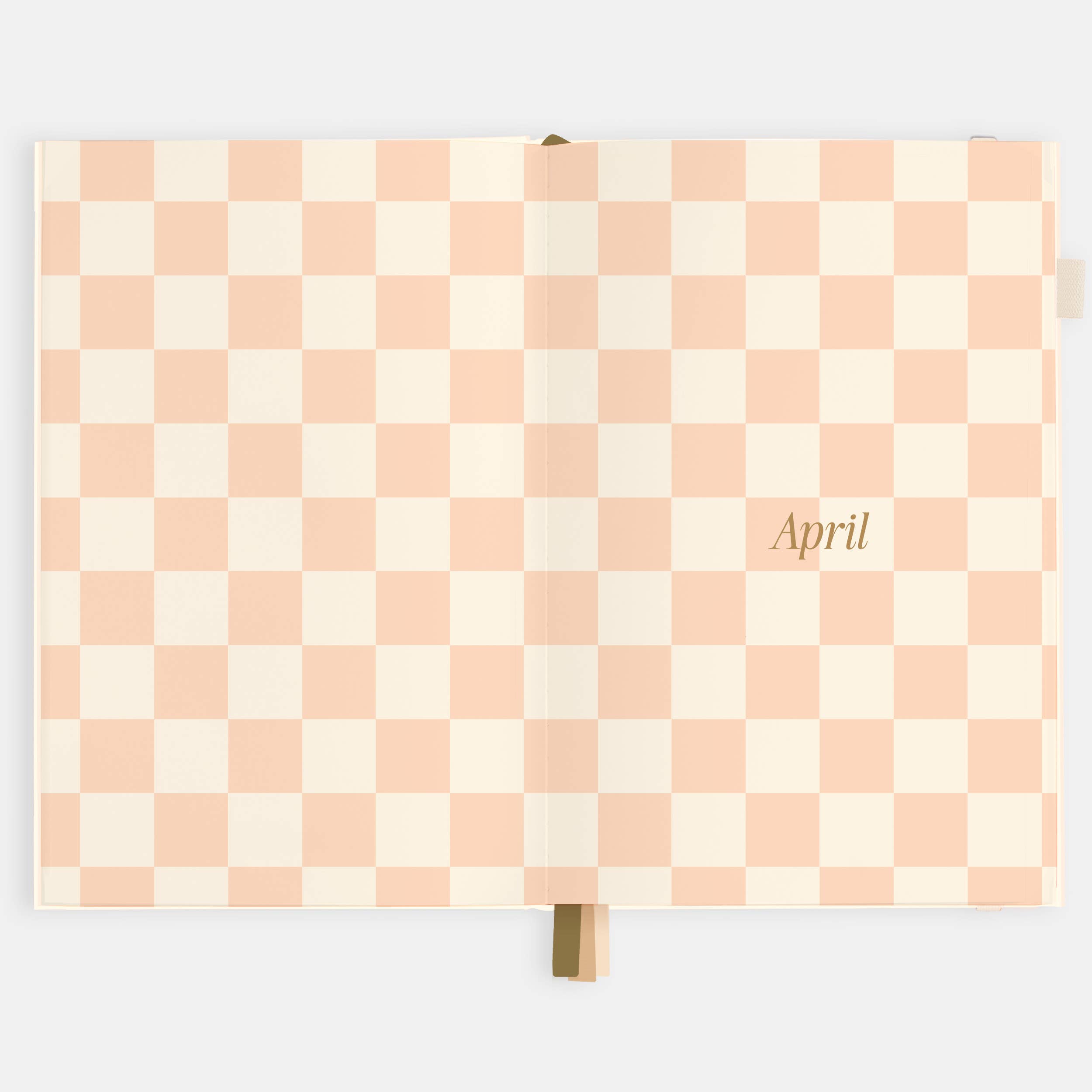 2026 Creme A5 Vertical Planner