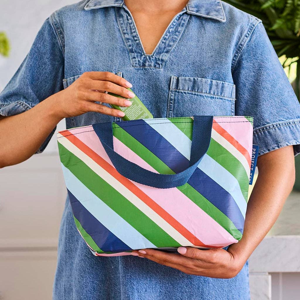 Mini Tote – Rugby Stripe
