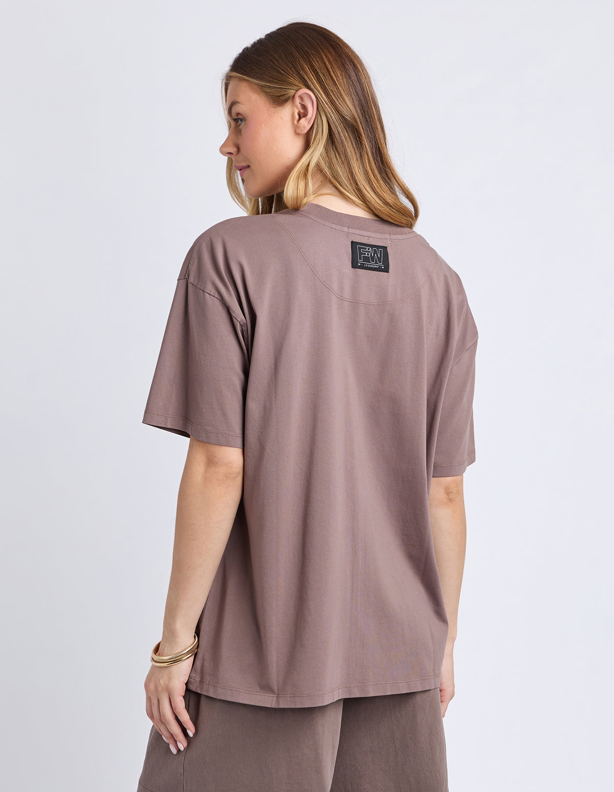 Foxwood Captain Tee Brown - walnut/White
