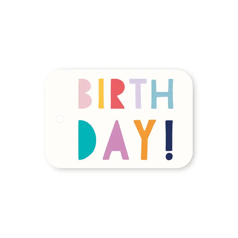 Birthday gift tag