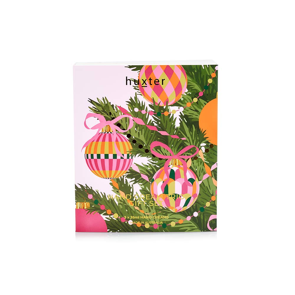 Hand Cream Trio Gift Set - Adorned Xmas - 3 x 35ml Hand Creams