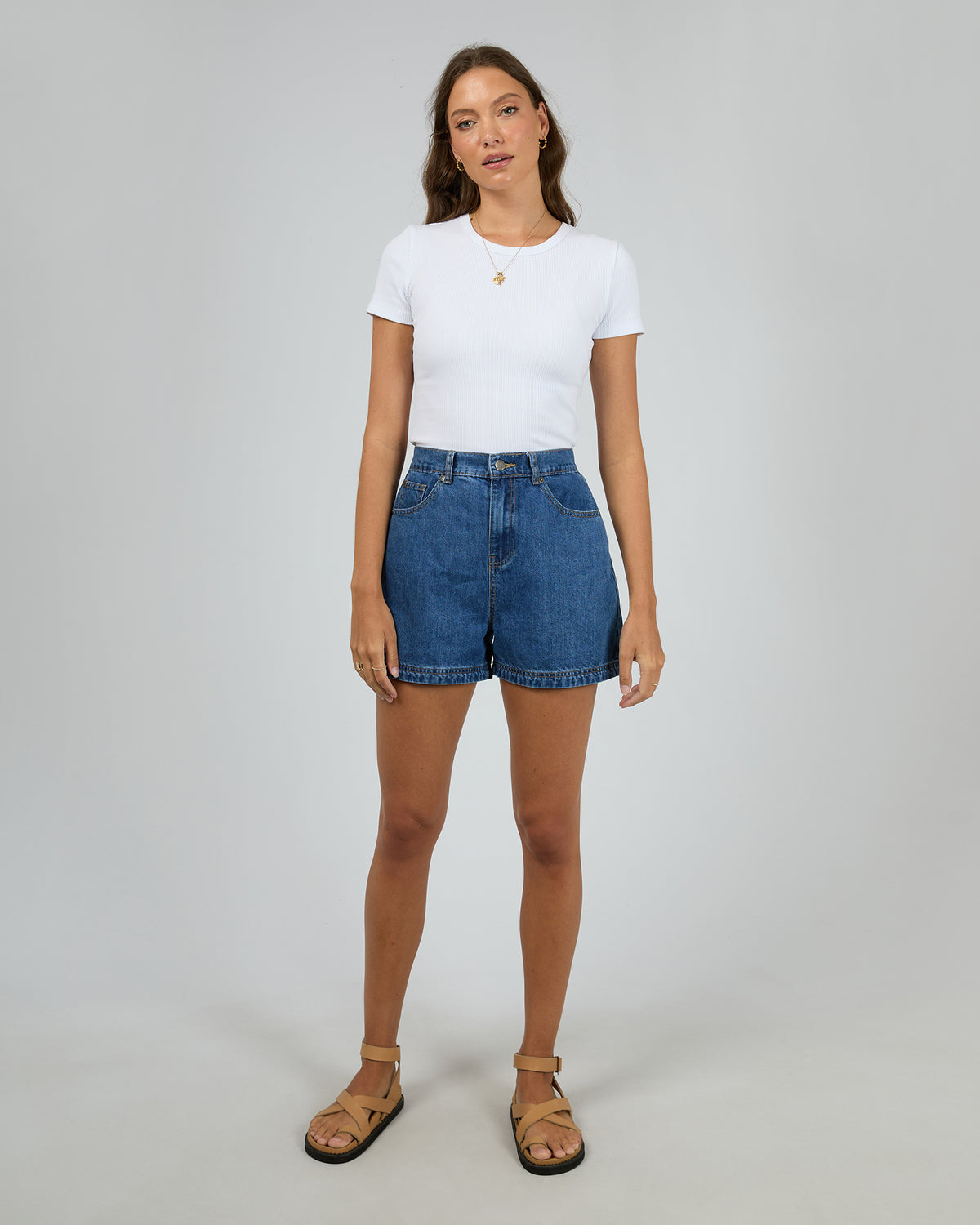 JOSIE DENIM SHORT HERITAGE BLUE
