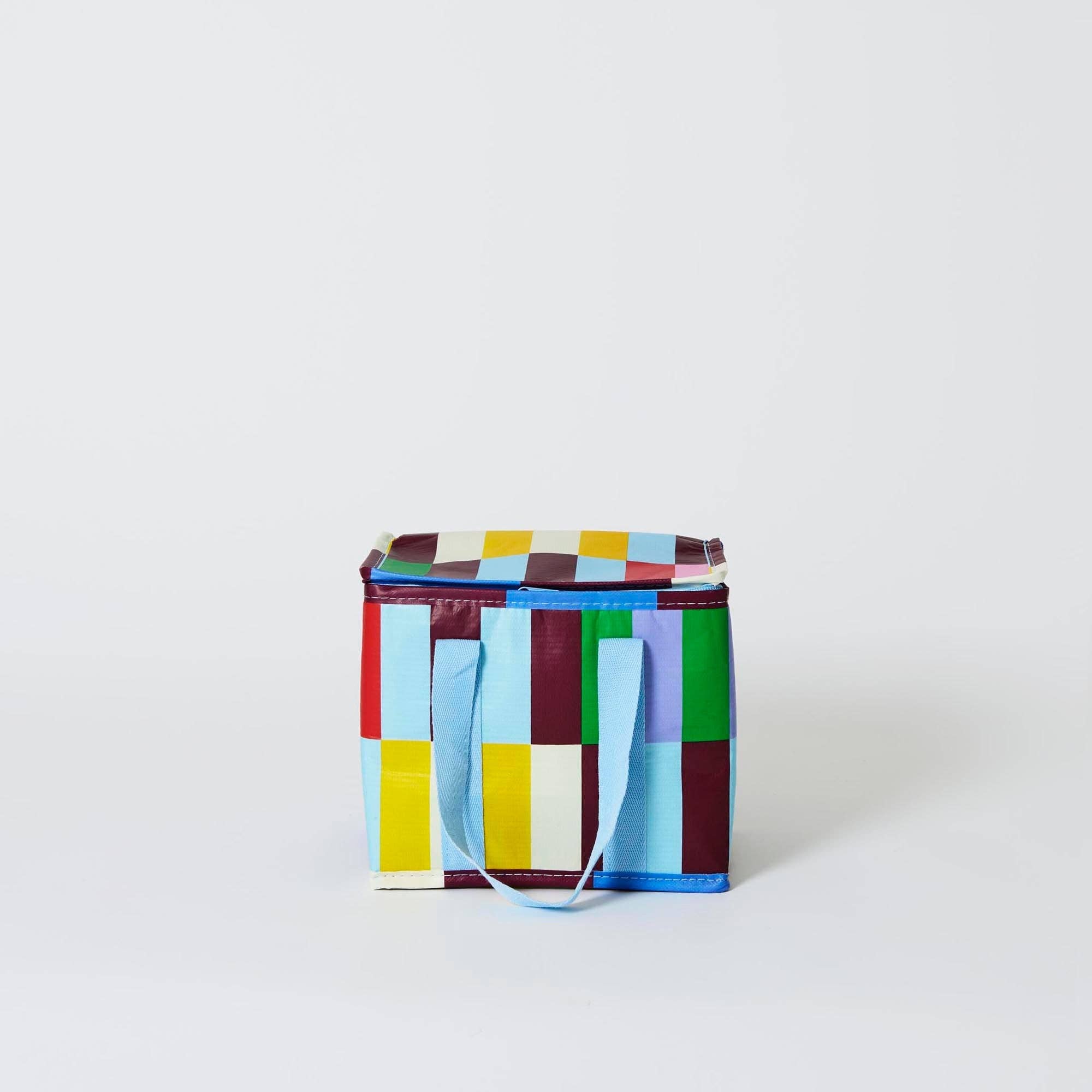 Mini Insulated Tote – Multi Stripe