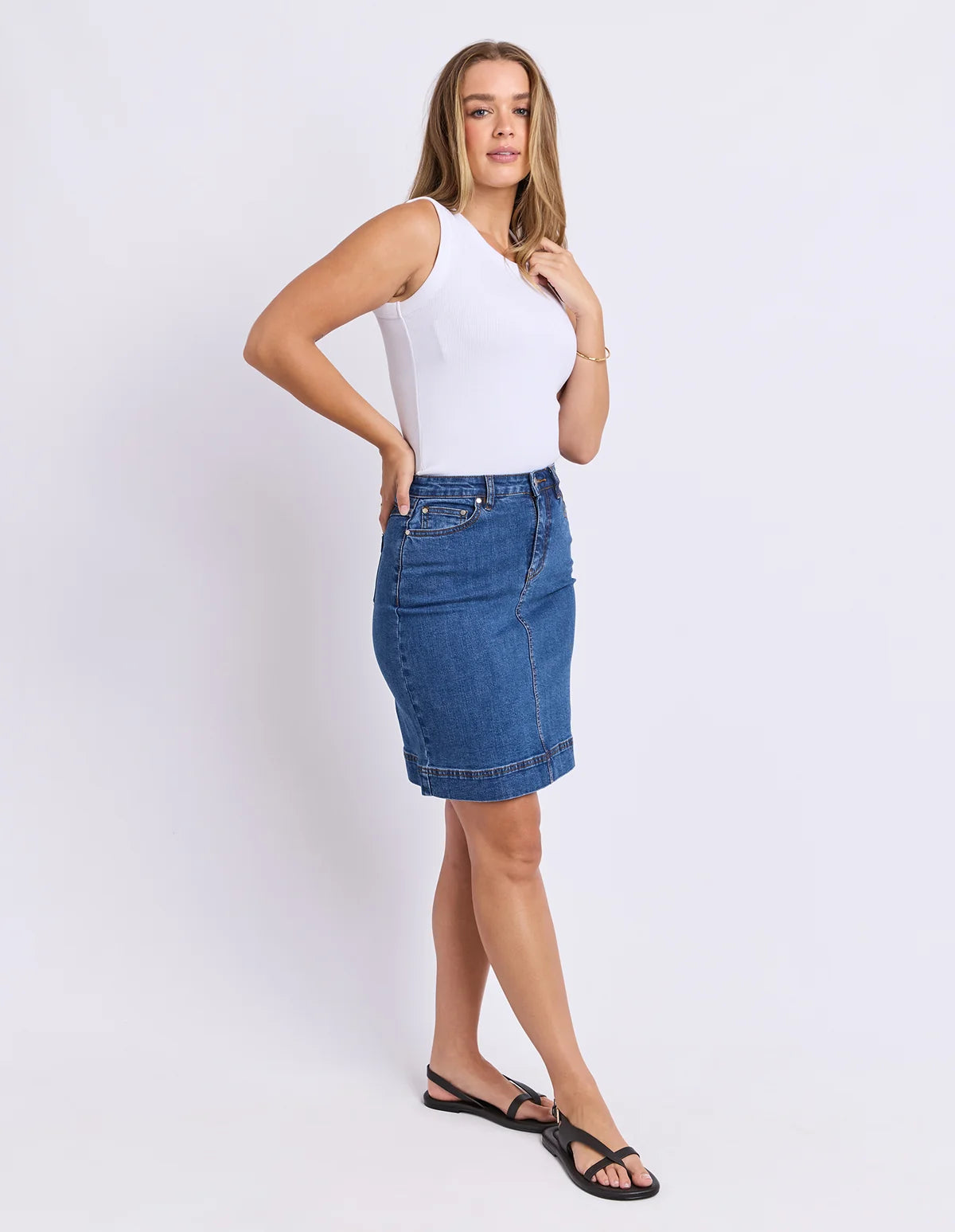 Bower Denim Skirt