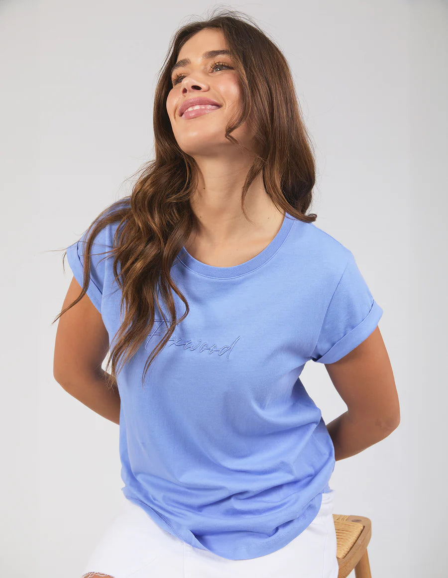 Signature Tee - Neon Blue