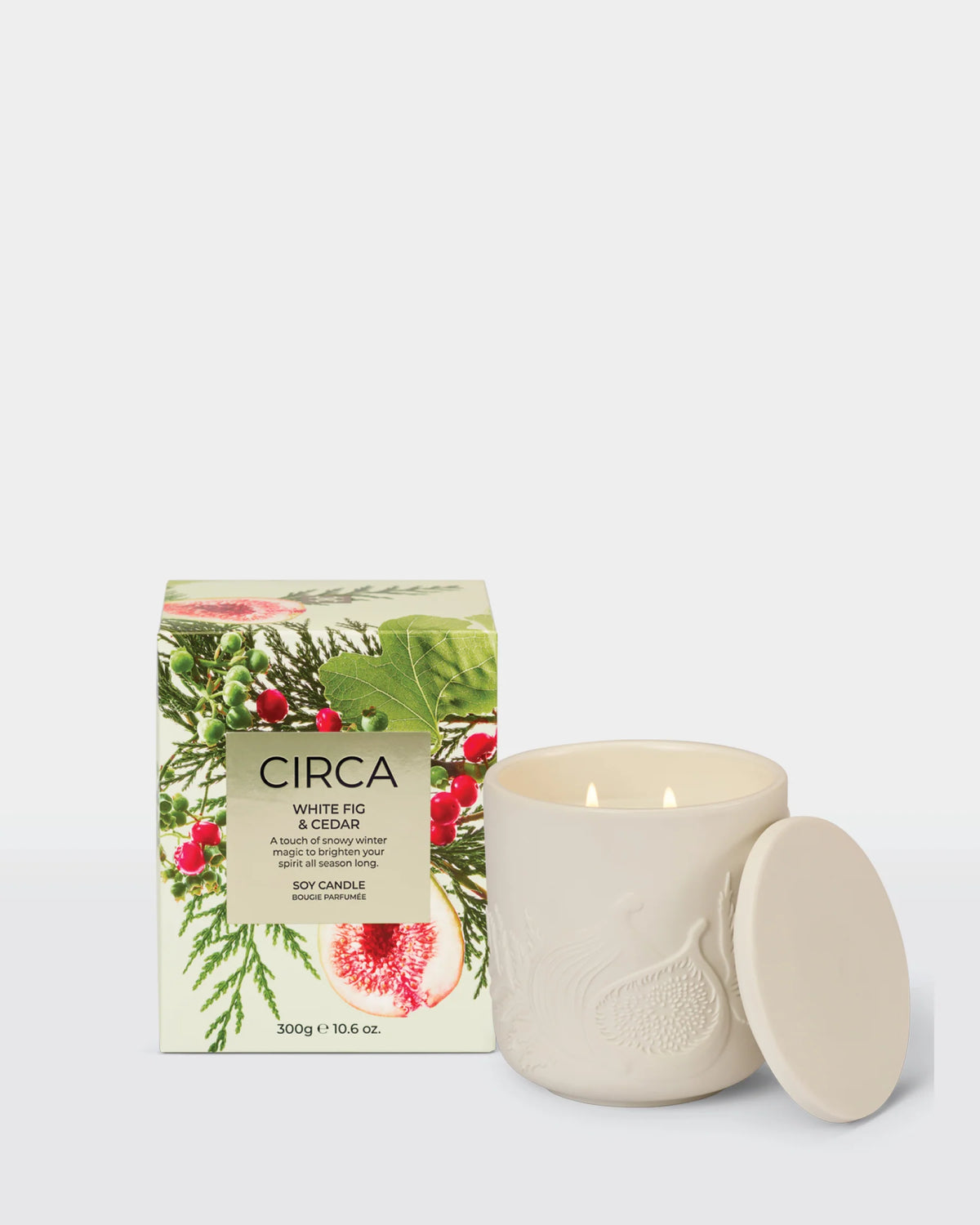 Circa - WHITE FIG & CEDAR
Soy Candle 300g