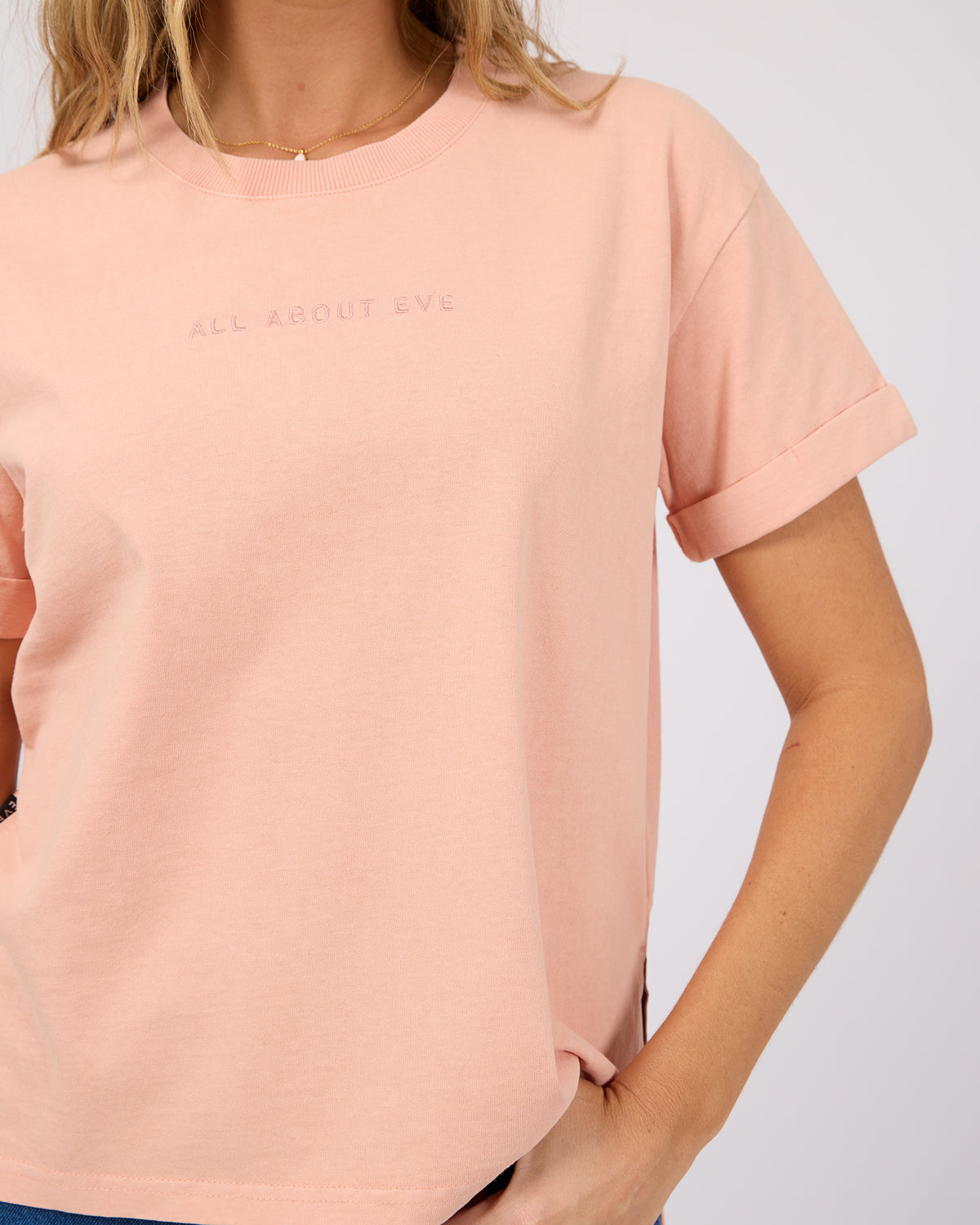 AAE WASHED TEE PEACH