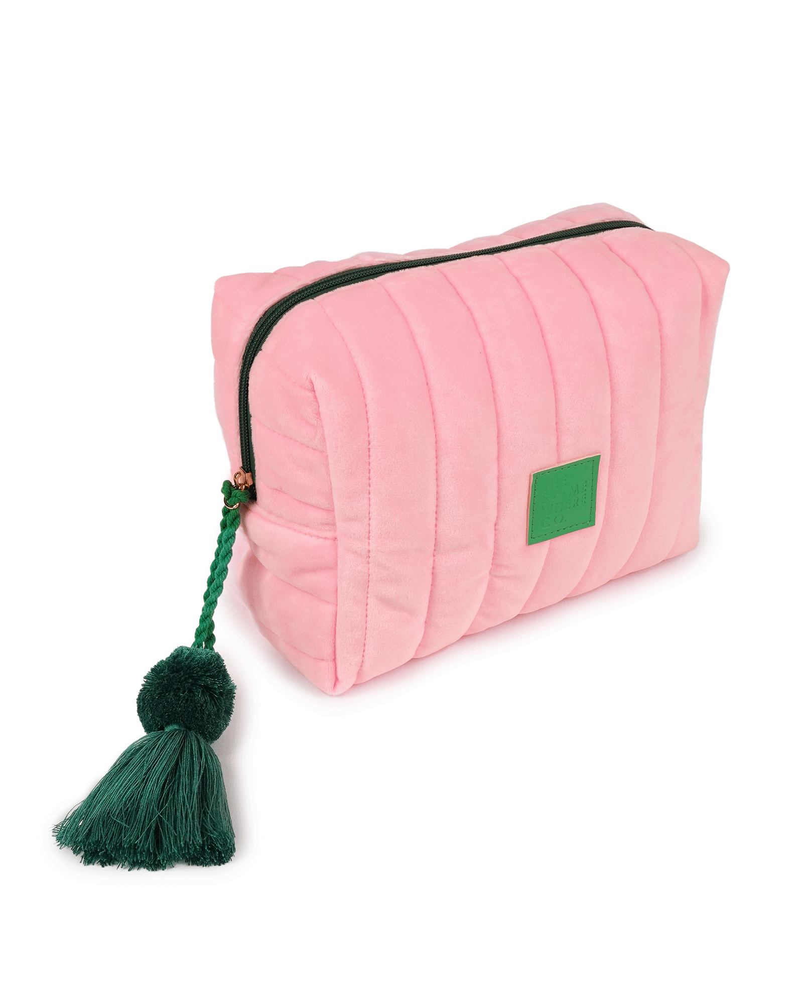 Pink Velvet Cosmetic Case