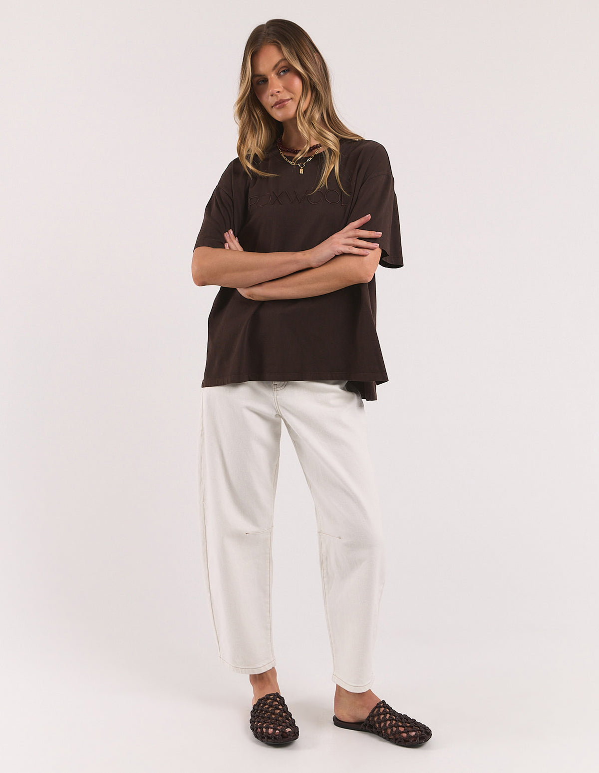 Foxwood Simplified Tee Coffee Bean